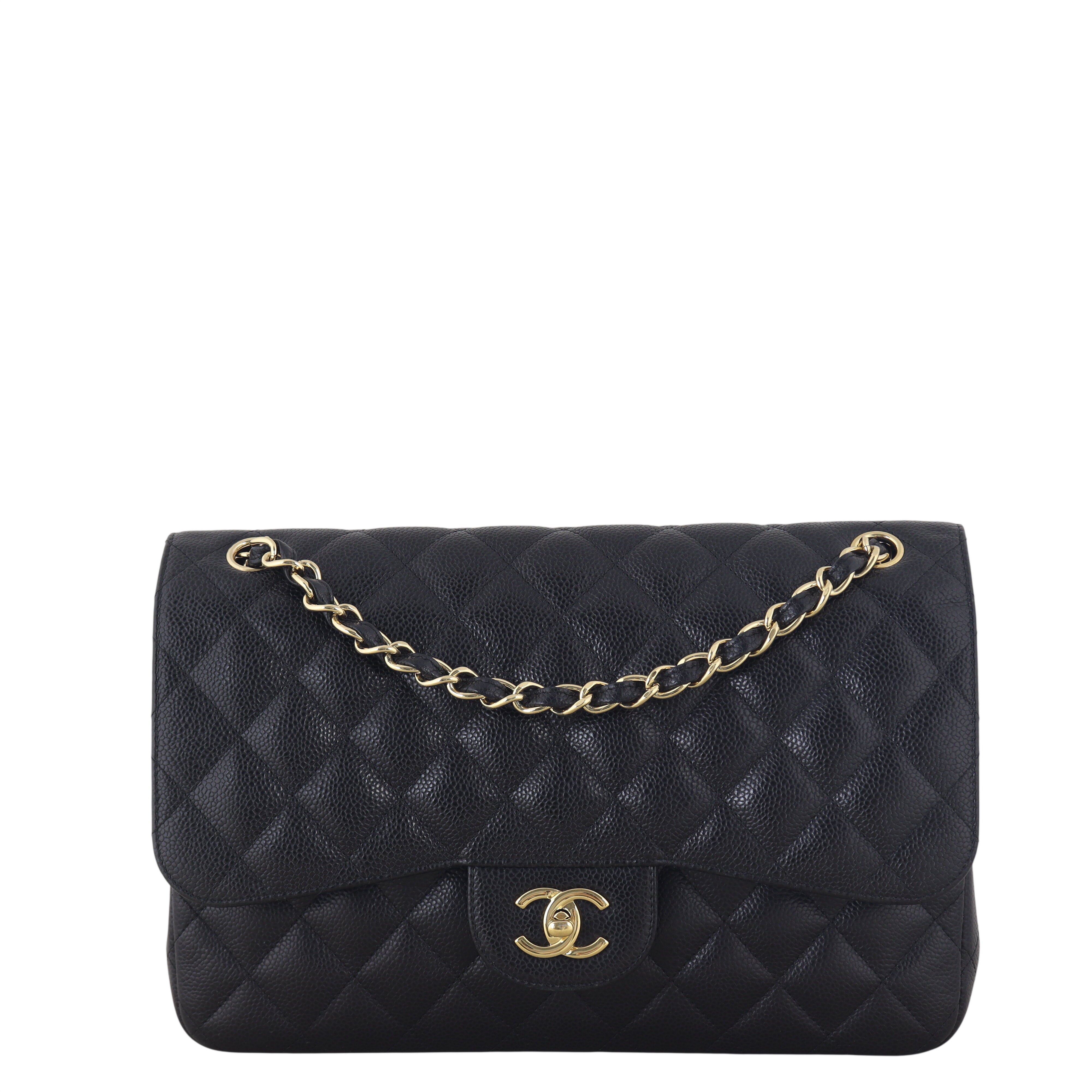 Chanel Classic Double Flap Jumbo Caviar