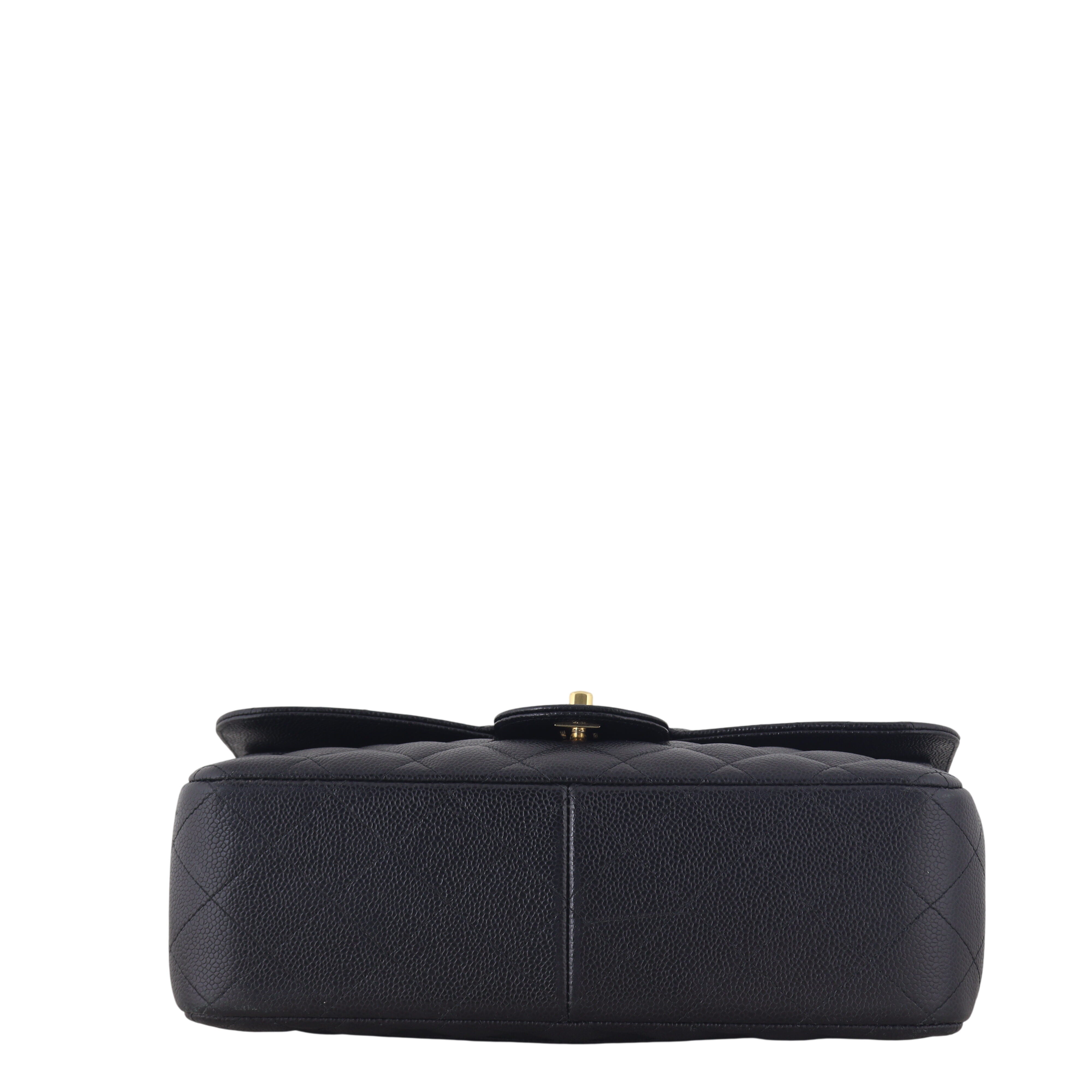 Chanel Classic Double Flap Jumbo Caviar