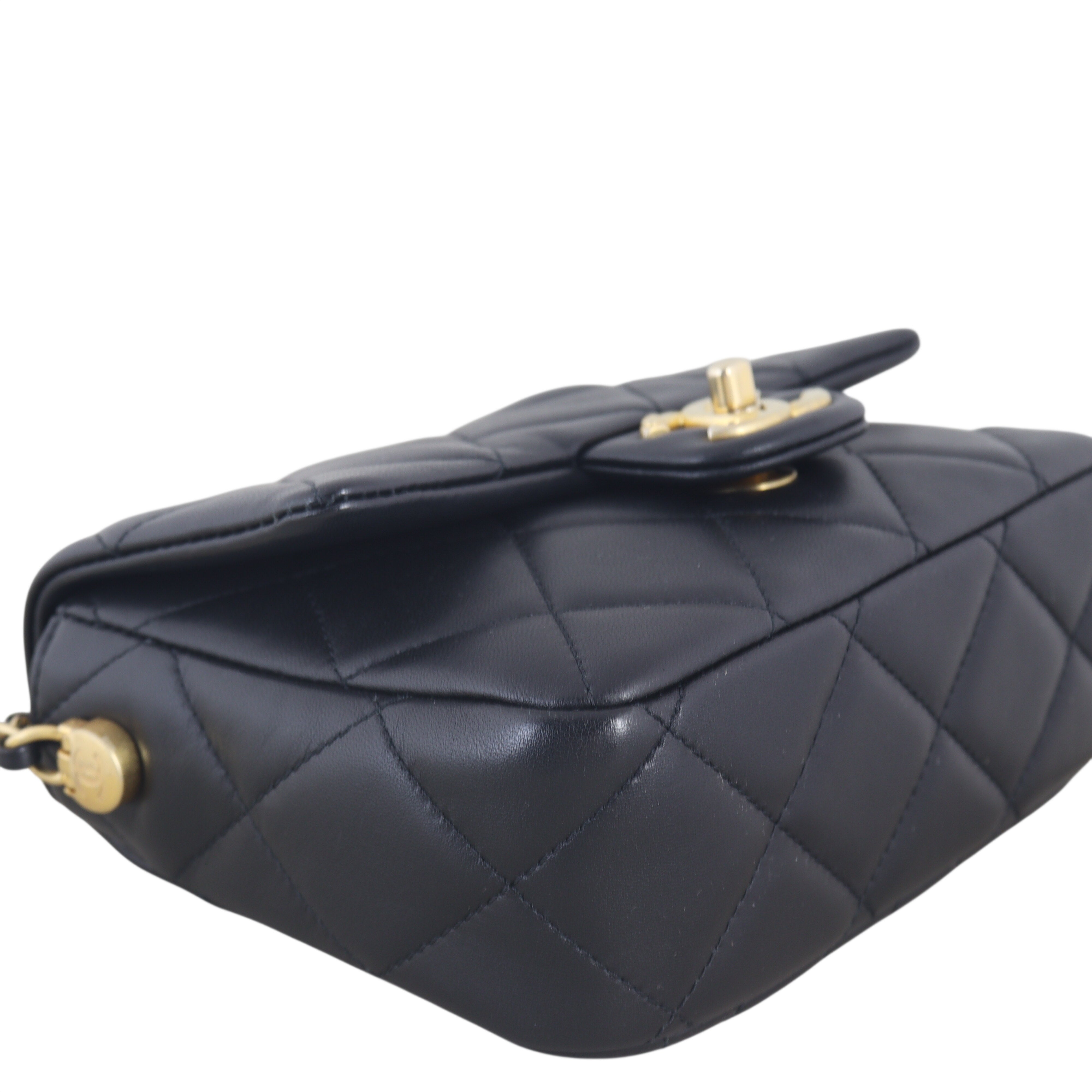 Chanel My Perfect Mini Flap Bag Pearl Strap