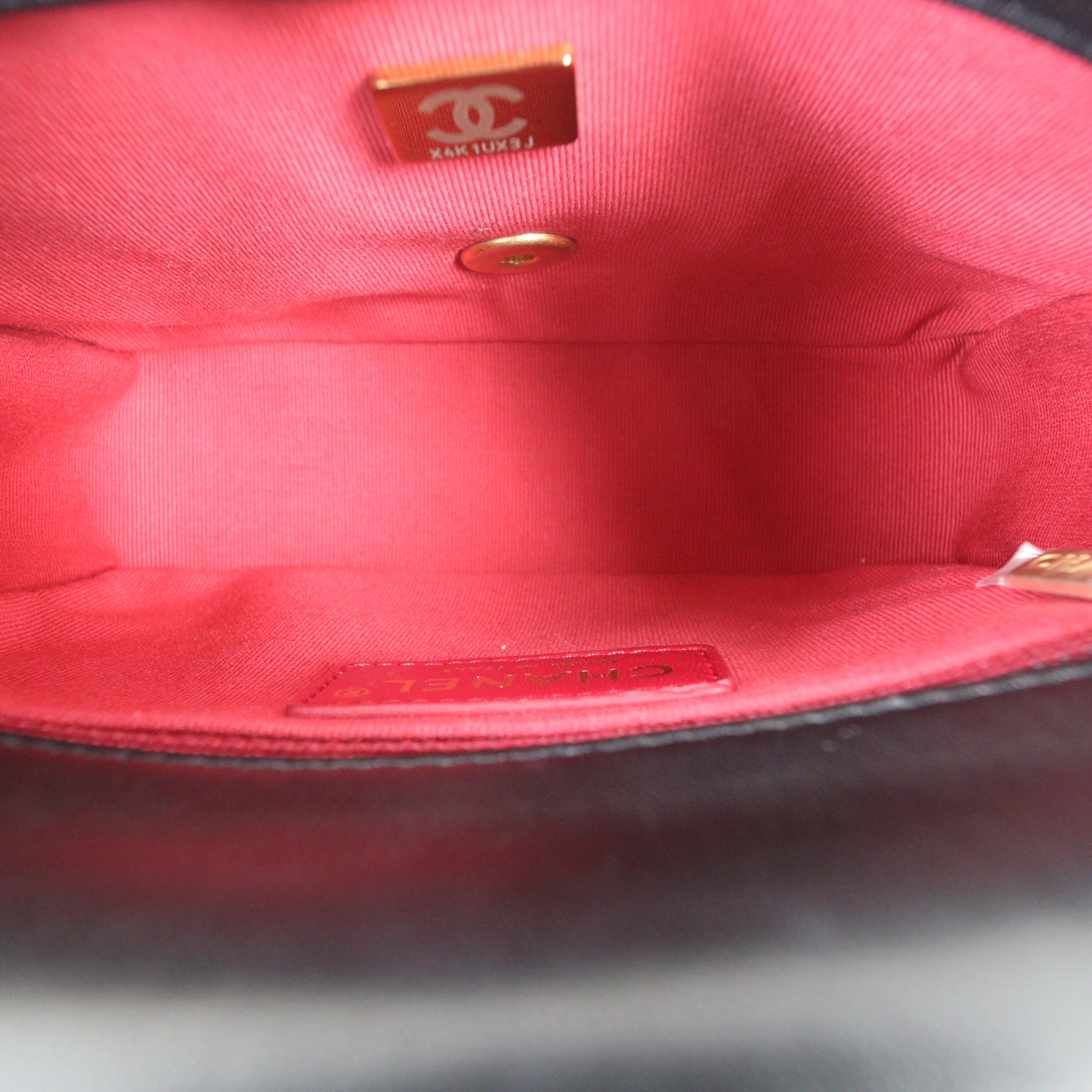 Chanel My Perfect Mini Flap Bag Pearl Strap