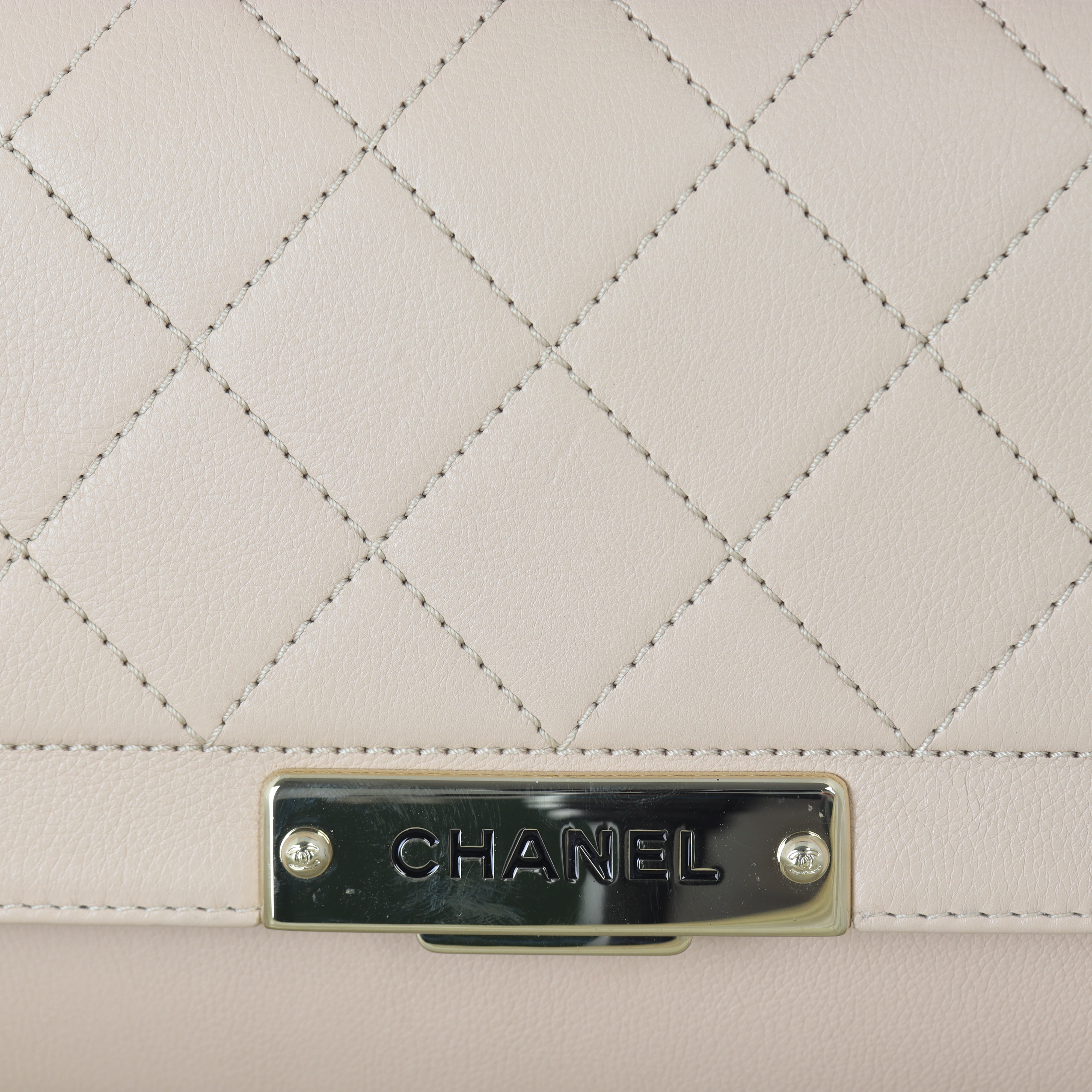 Chanel Label Click Flap Bag