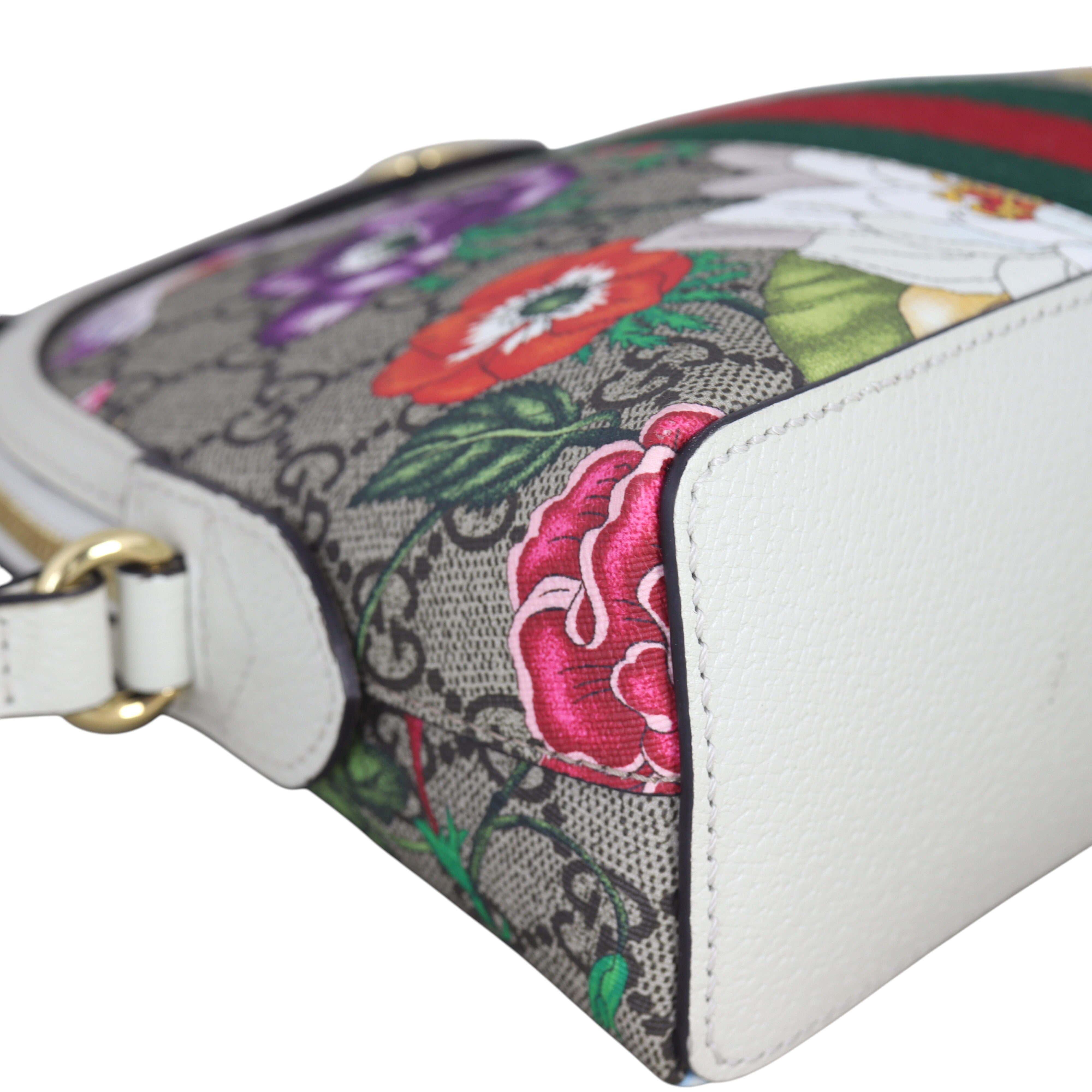 Gucci Ophidia GG Supreme Flora Small Shoulder Bag