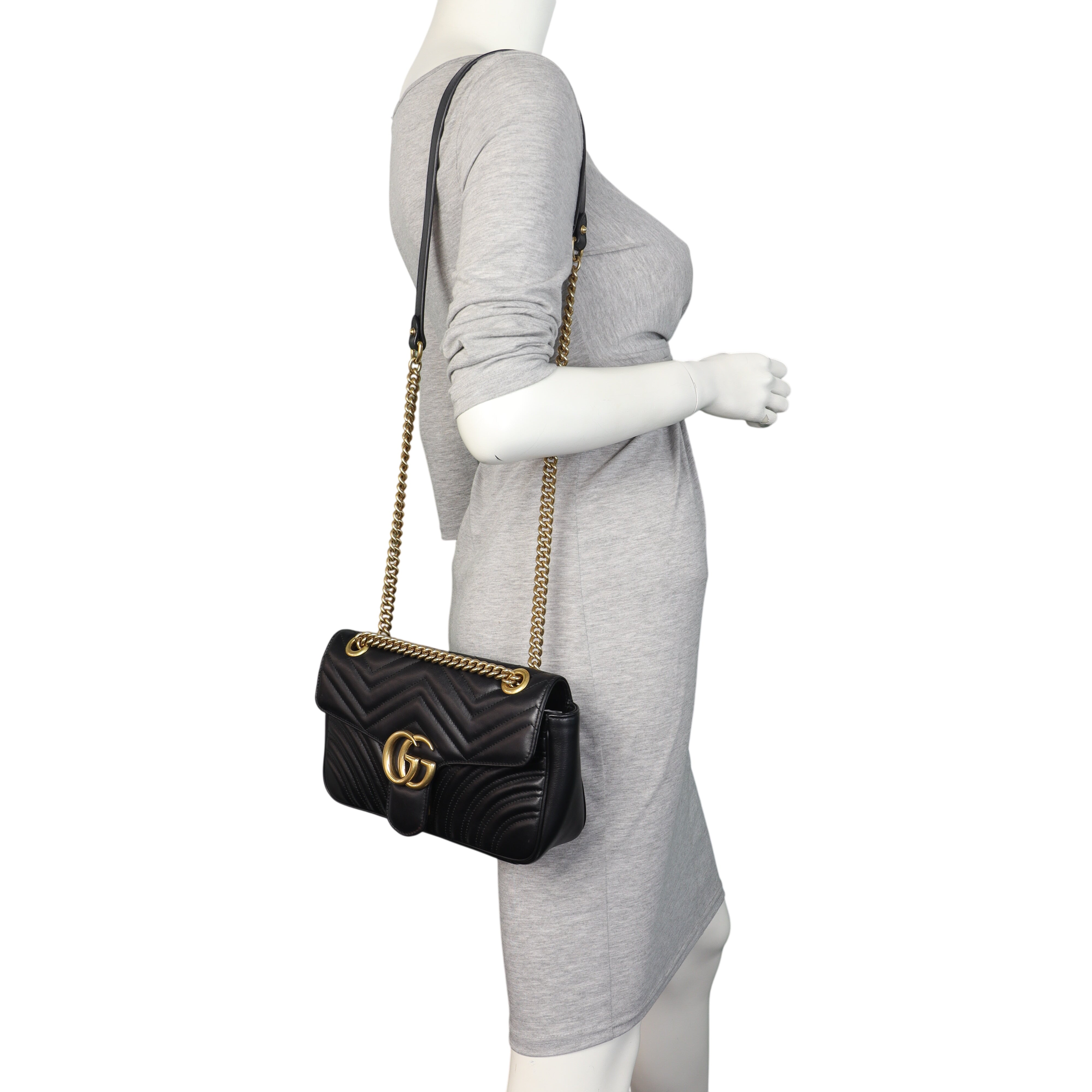 Gucci GG Marmont Matelasse Medium Shoulder Bag