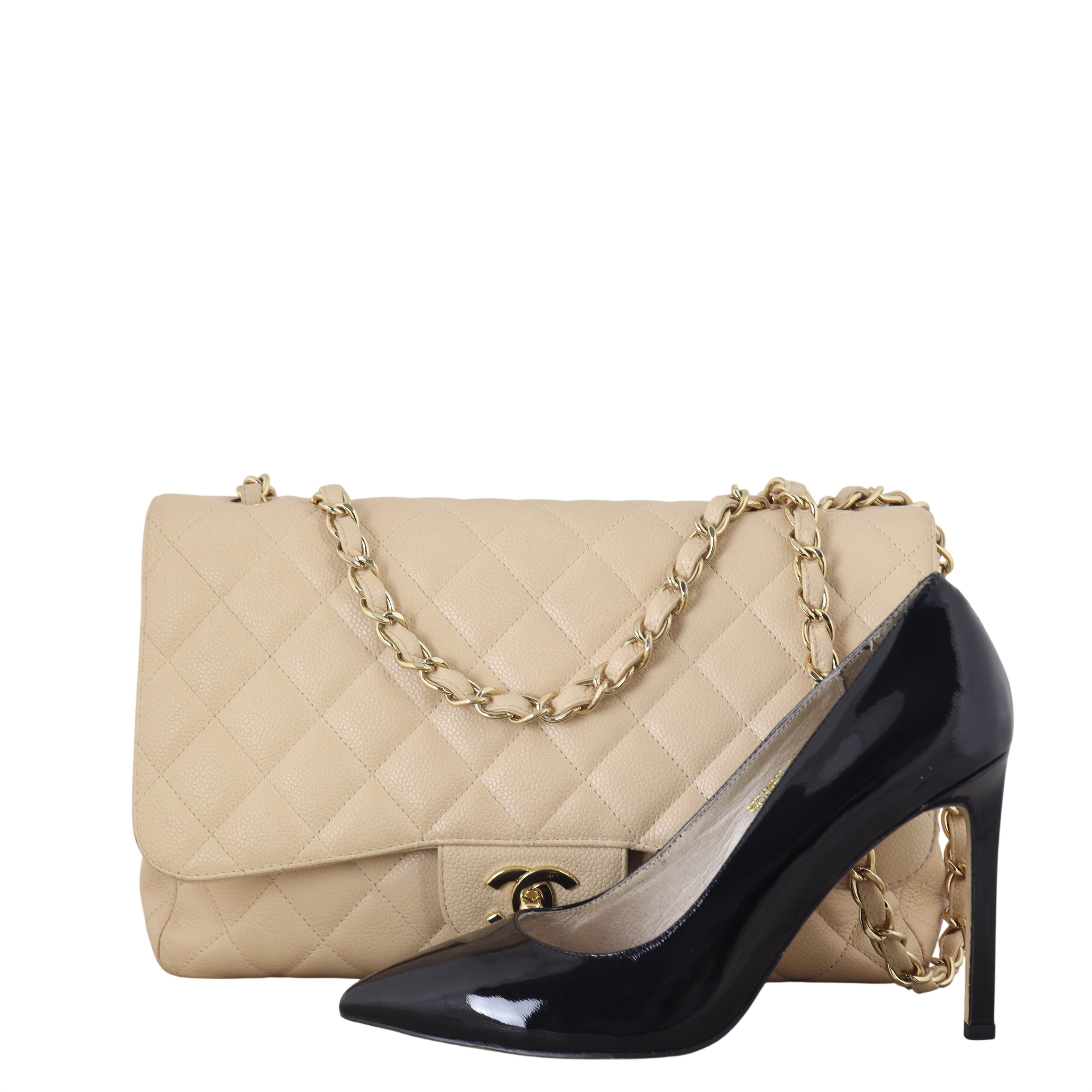 Chanel Classic Single Flap Jumbo Caviar