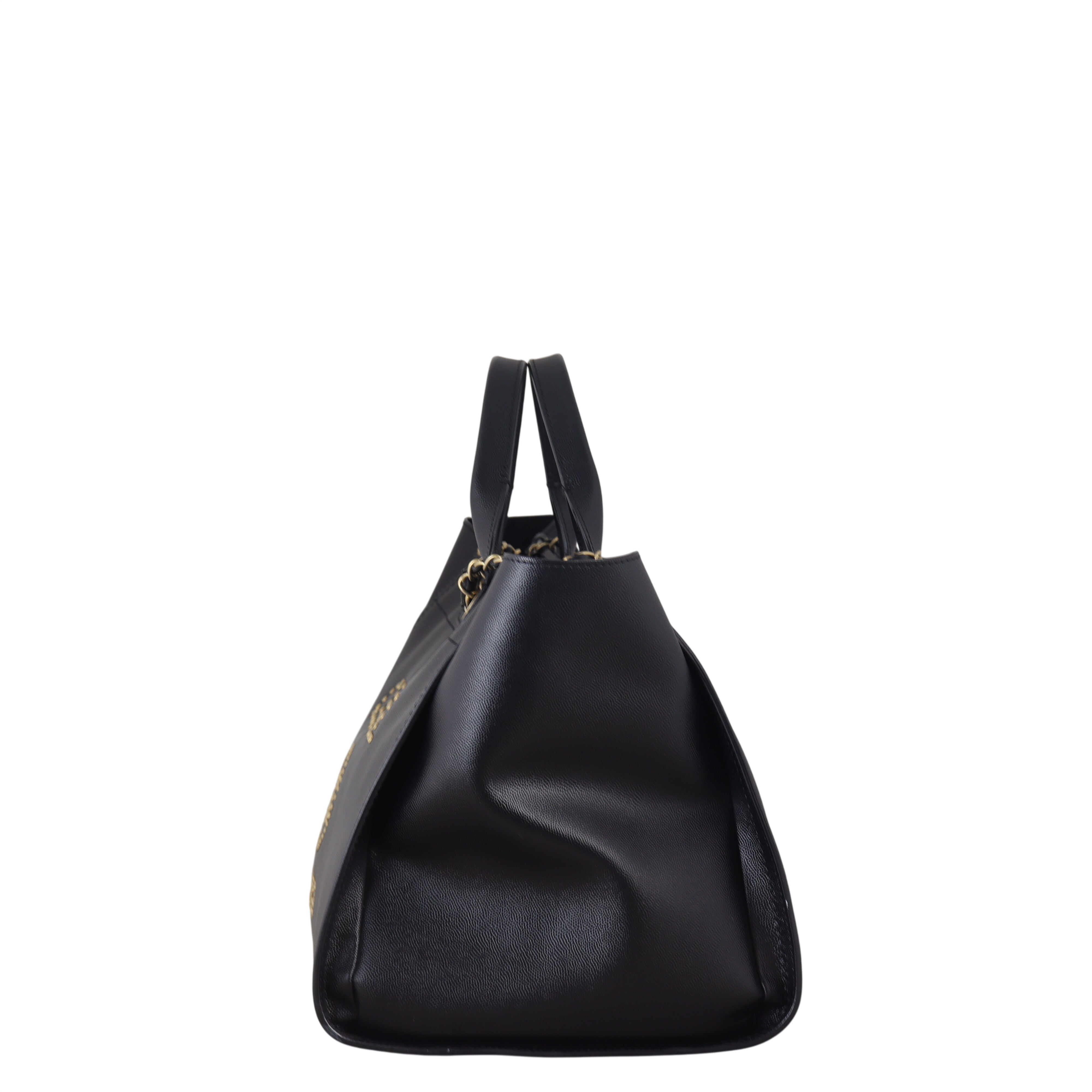 Chanel Deauville Large Tote Studded Leather