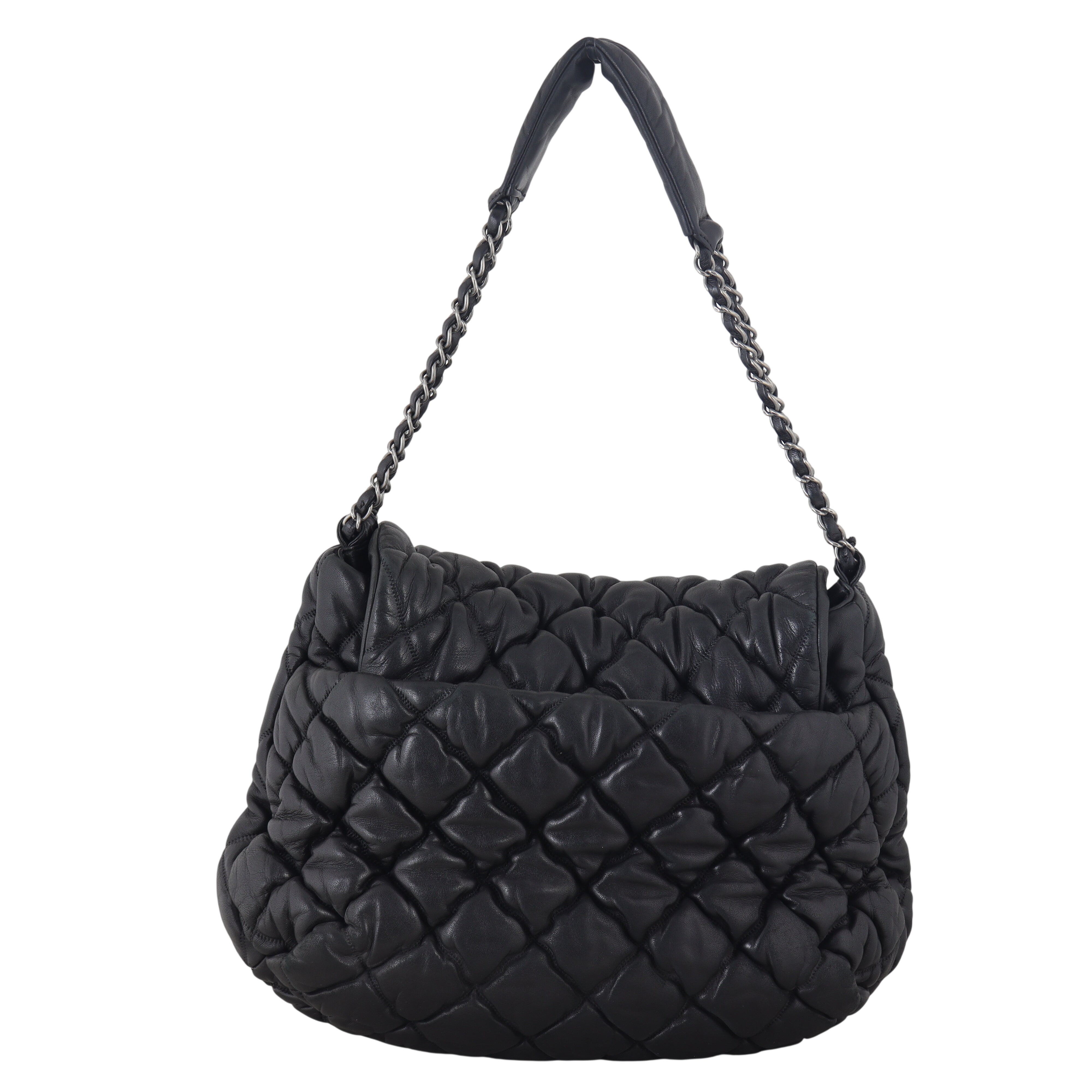 Chanel Bubble Quilt Accordion Flap Bag