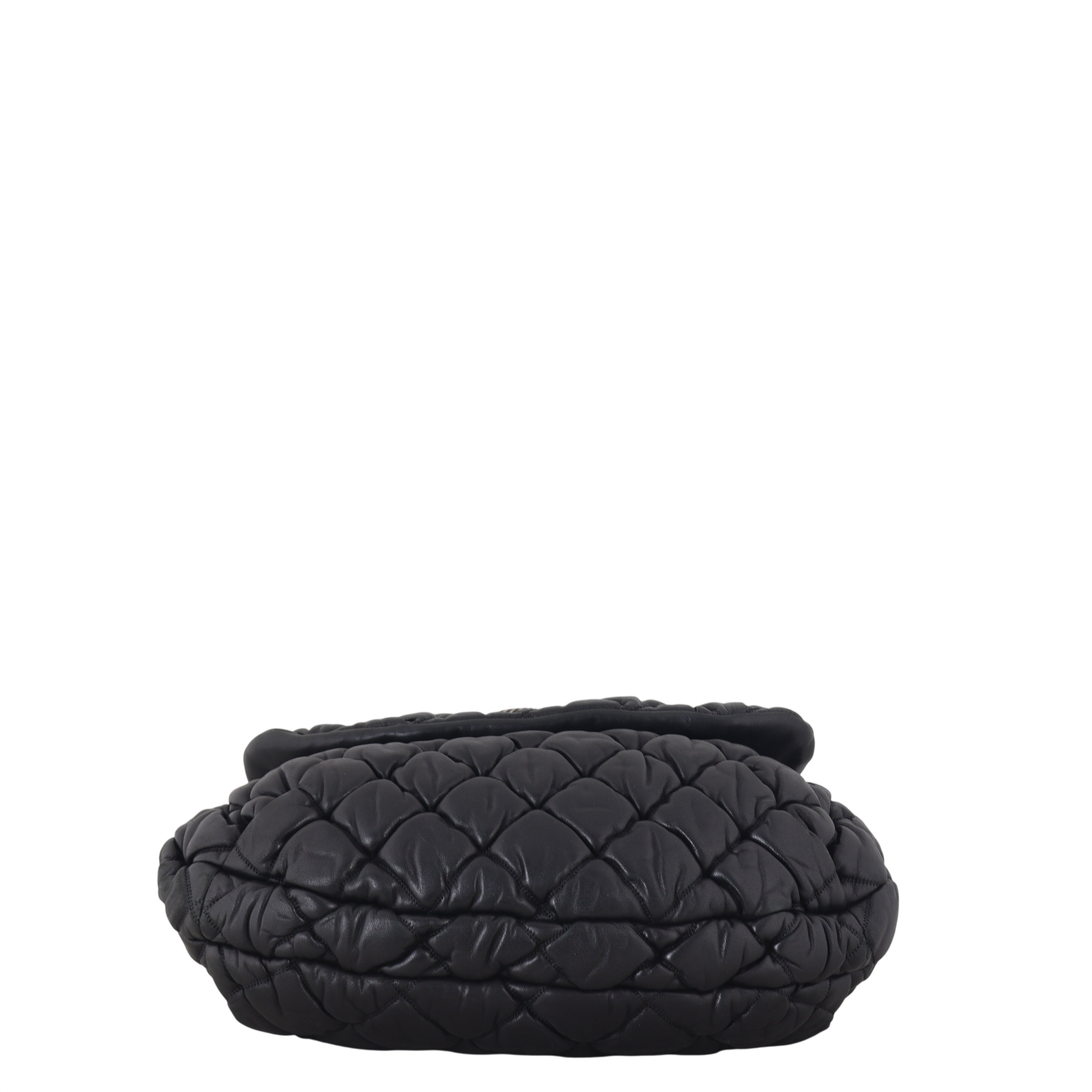 Chanel Bubble Quilt Accordion Flap Bag