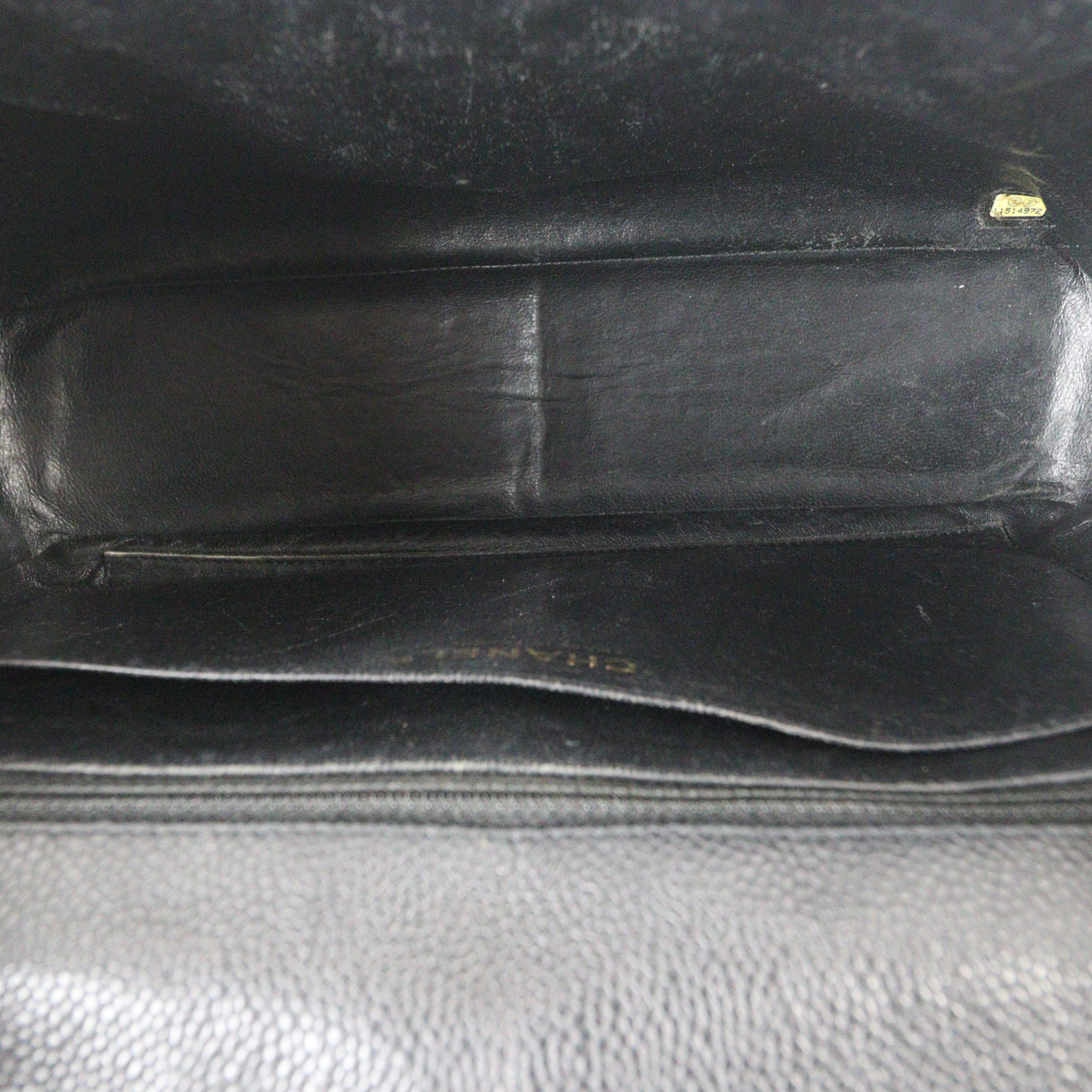 Chanel Classic Single Flap Jumbo Caviar
