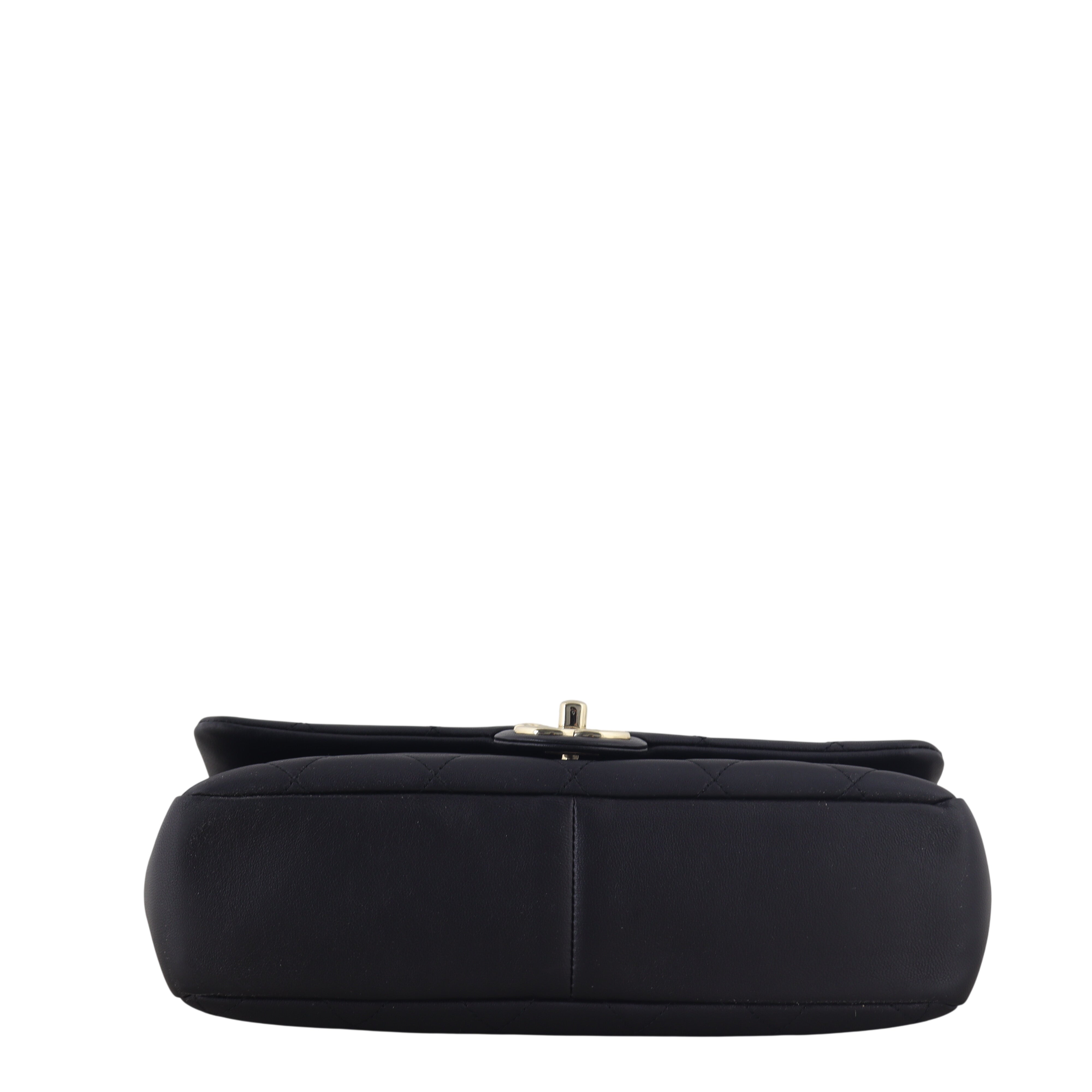 Chanel Elegant Plexi Double Chain Flap Bag