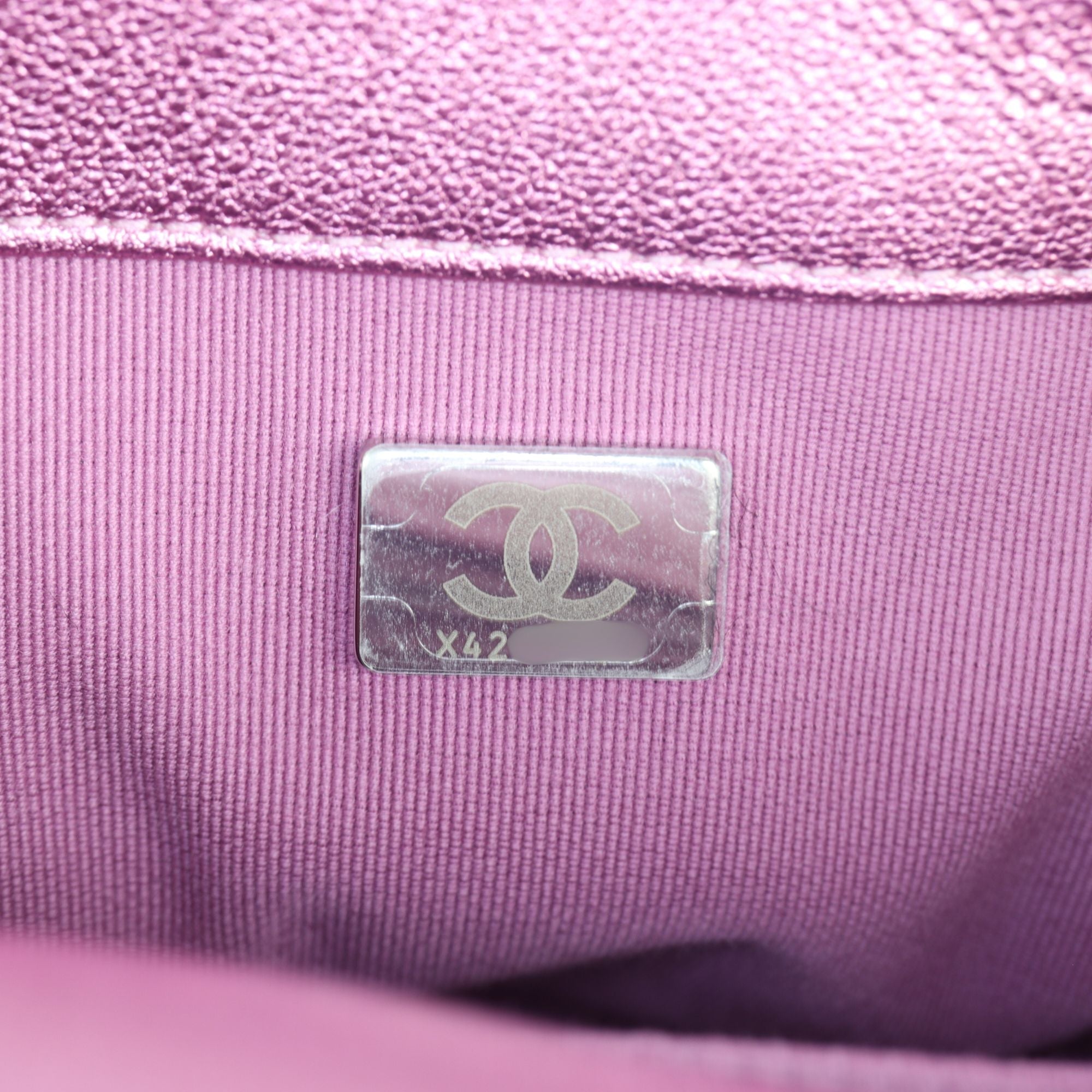 Chanel CC Mini Flap Lacquered Chain Bag