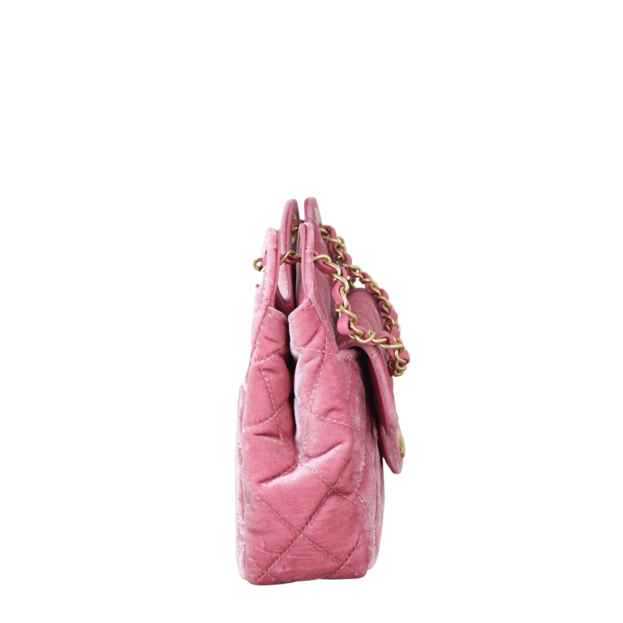 Chanel Wavy CC Hobo Velvet Small