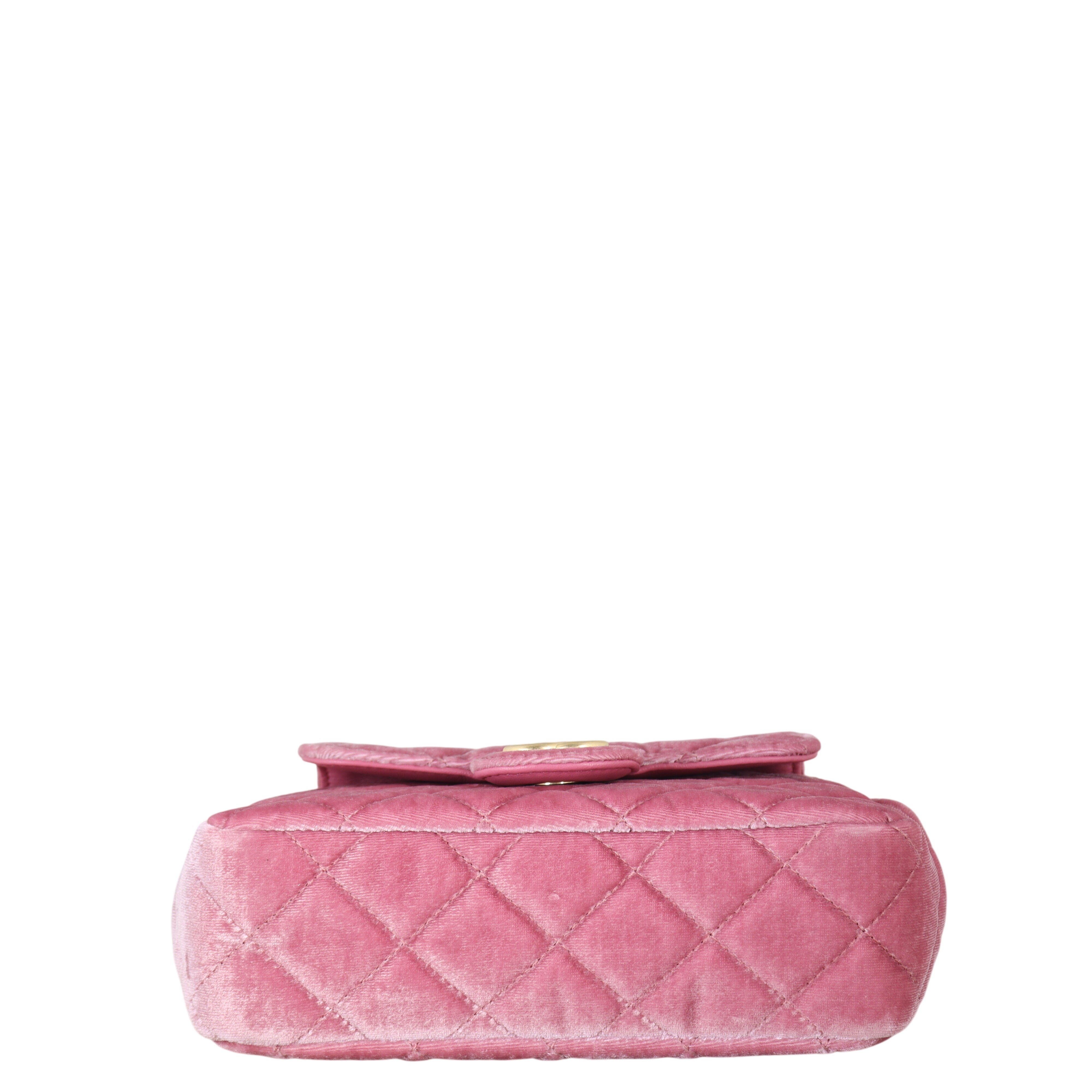 Chanel Wavy CC Hobo Velvet Small
