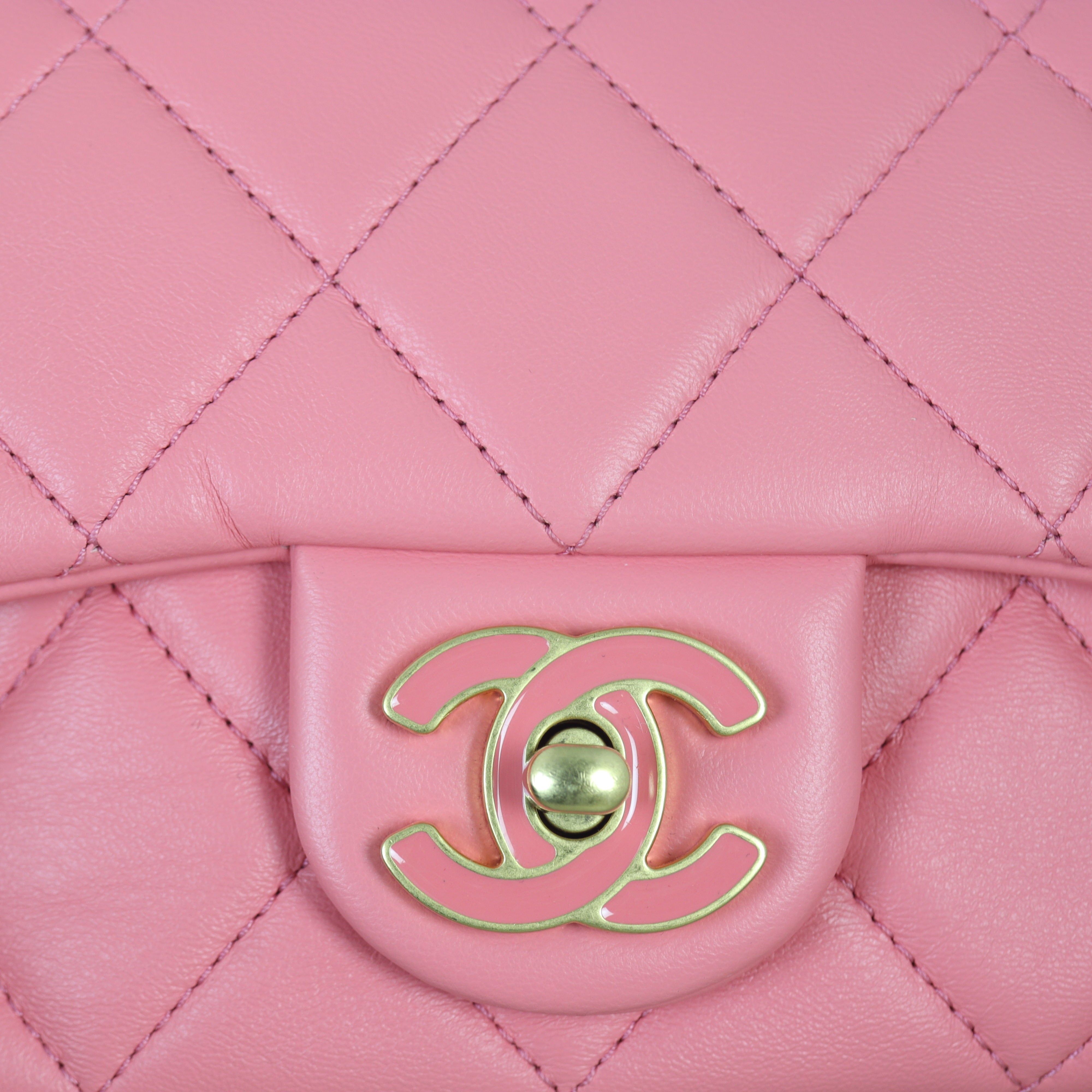 Chanel Enamel CC Mini Flap Bag