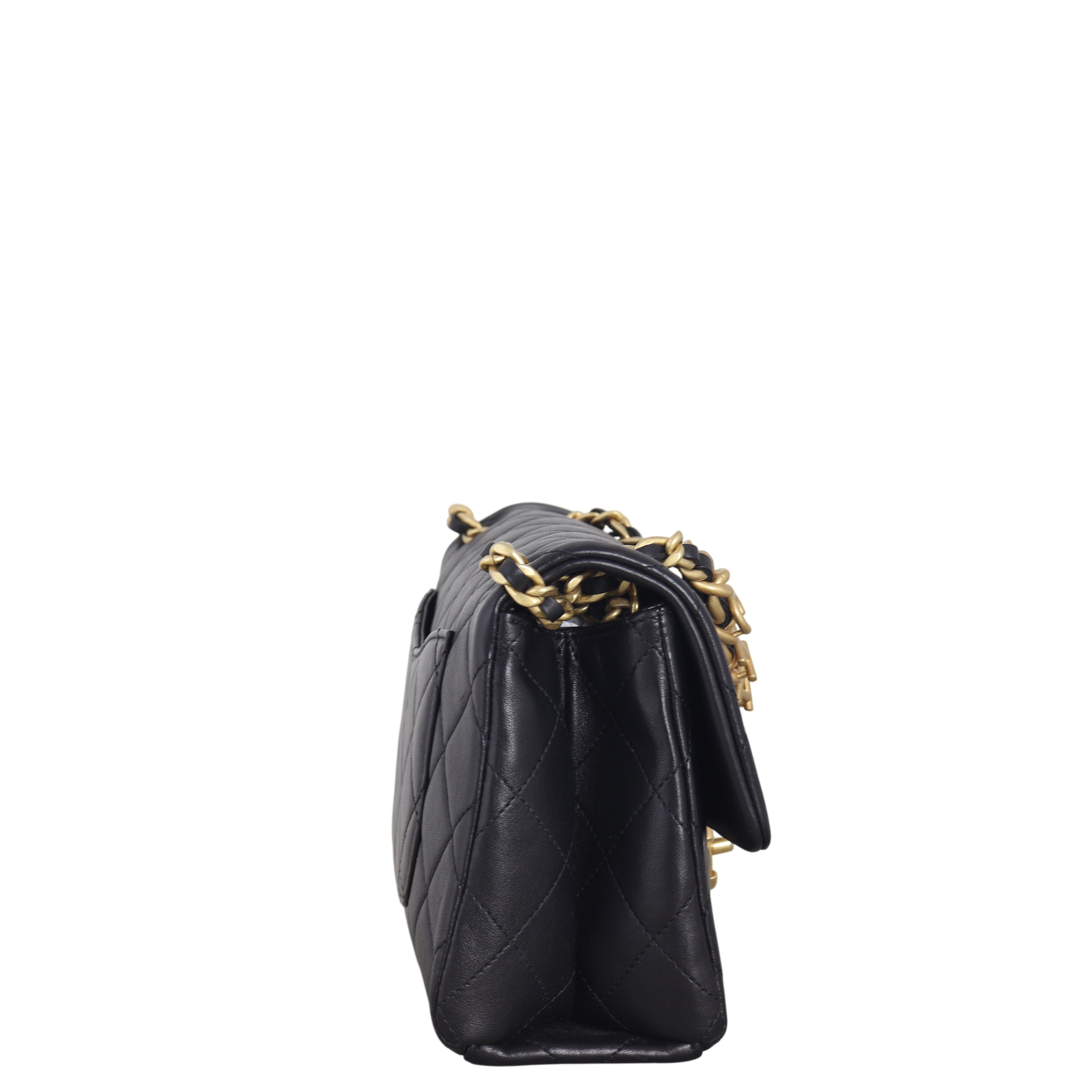 Chanel Logo Letters Flap Bag