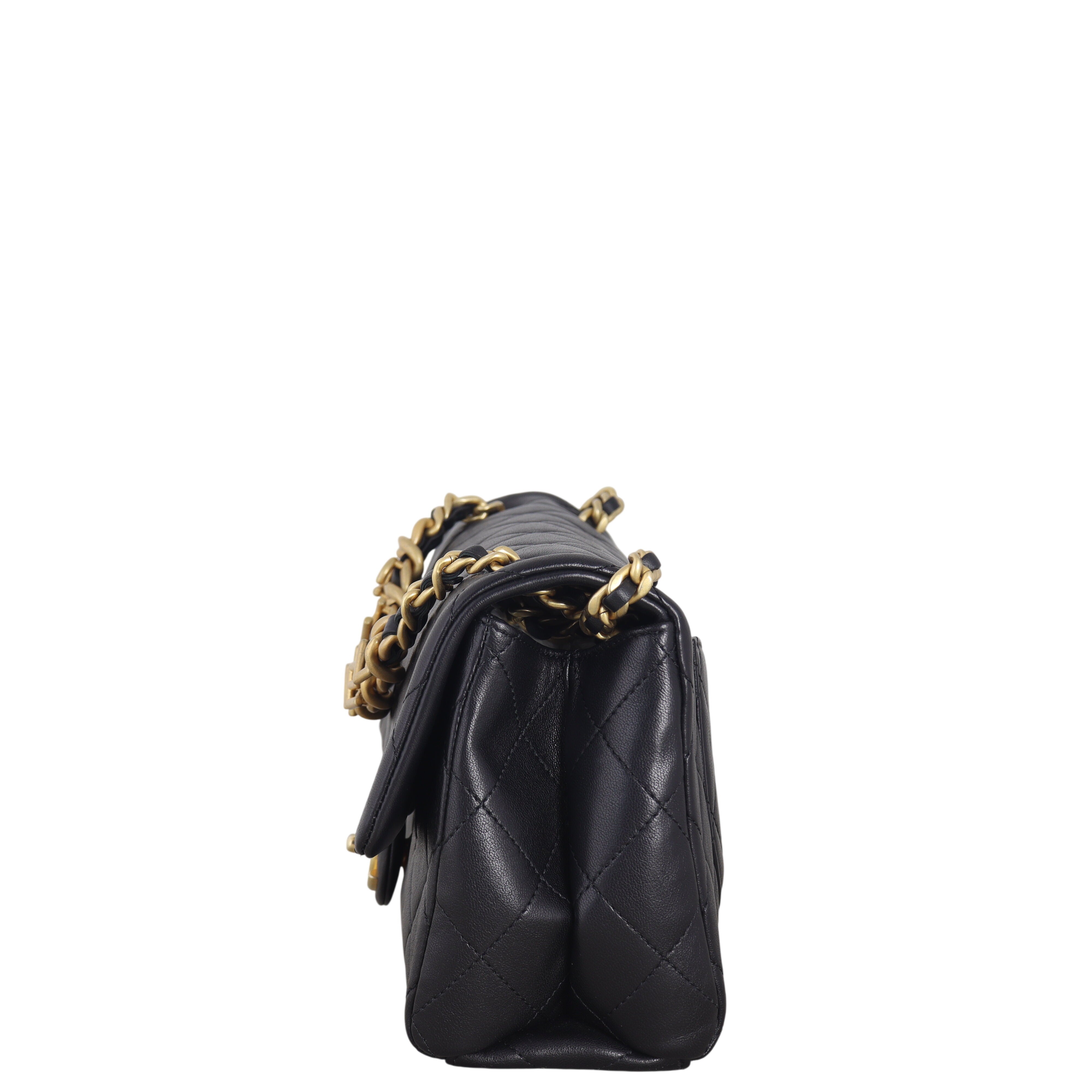 Chanel Logo Letters Flap Bag