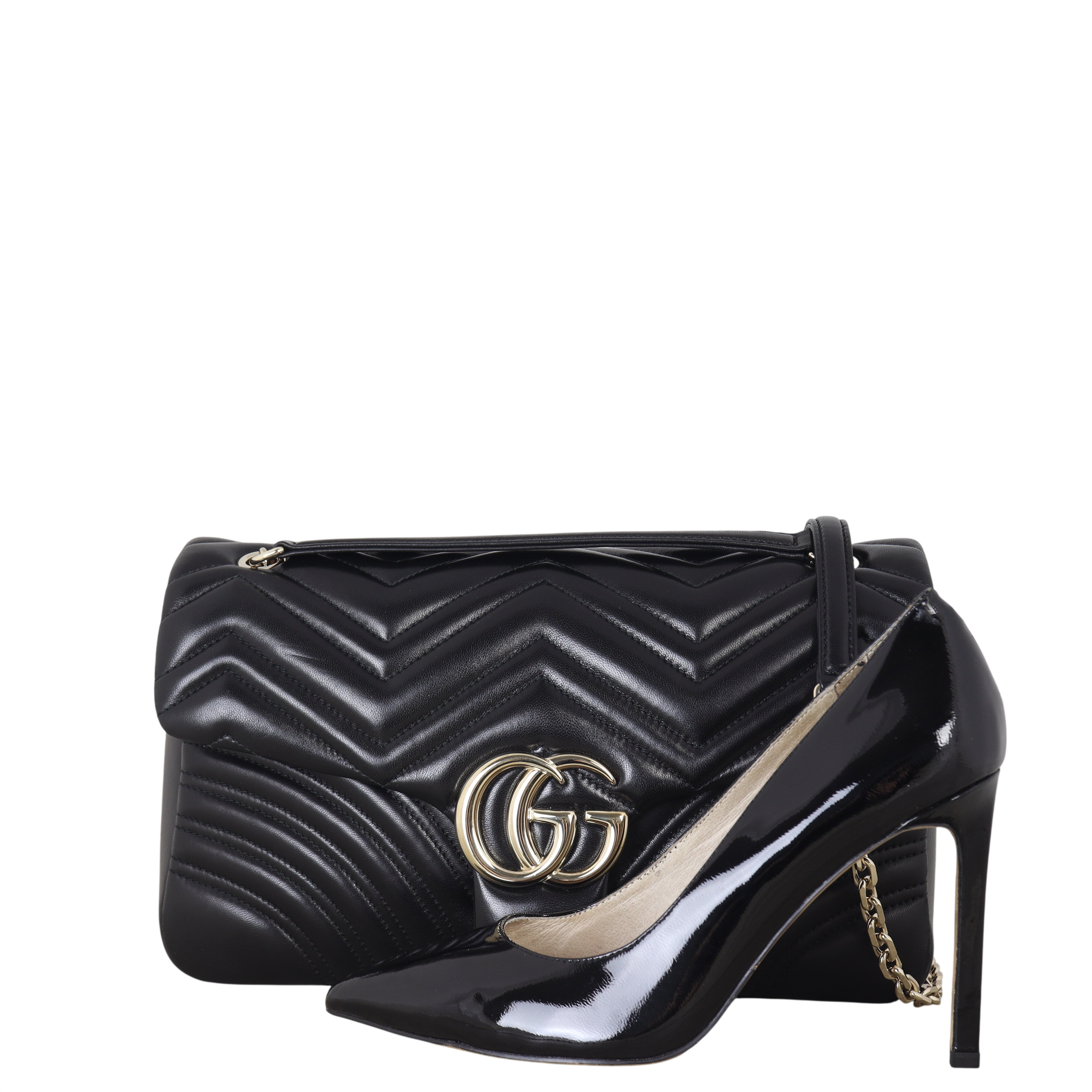 Gucci GG Marmont Matelasse Large Shoulder Bag