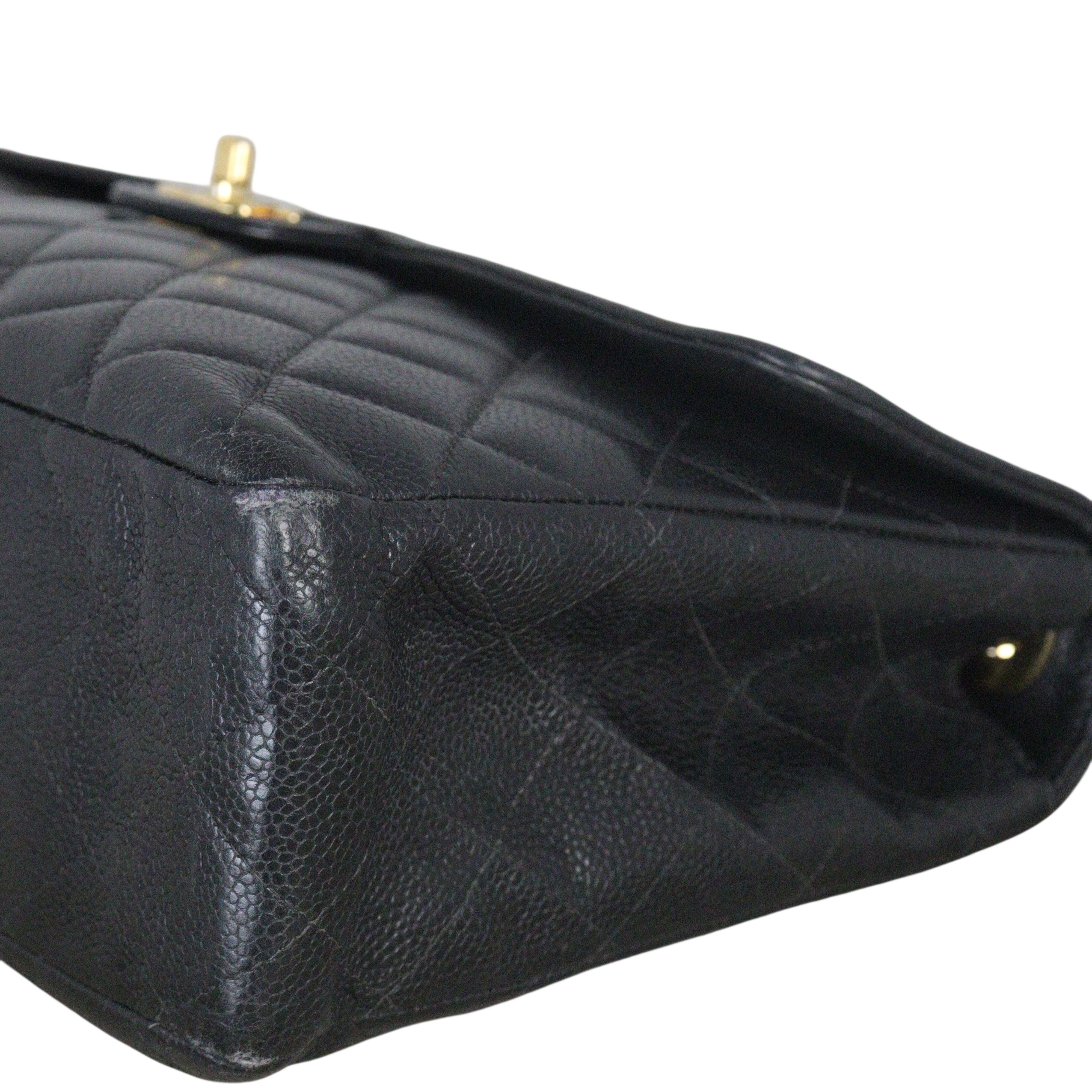 Chanel Classic Single Flap Jumbo Caviar