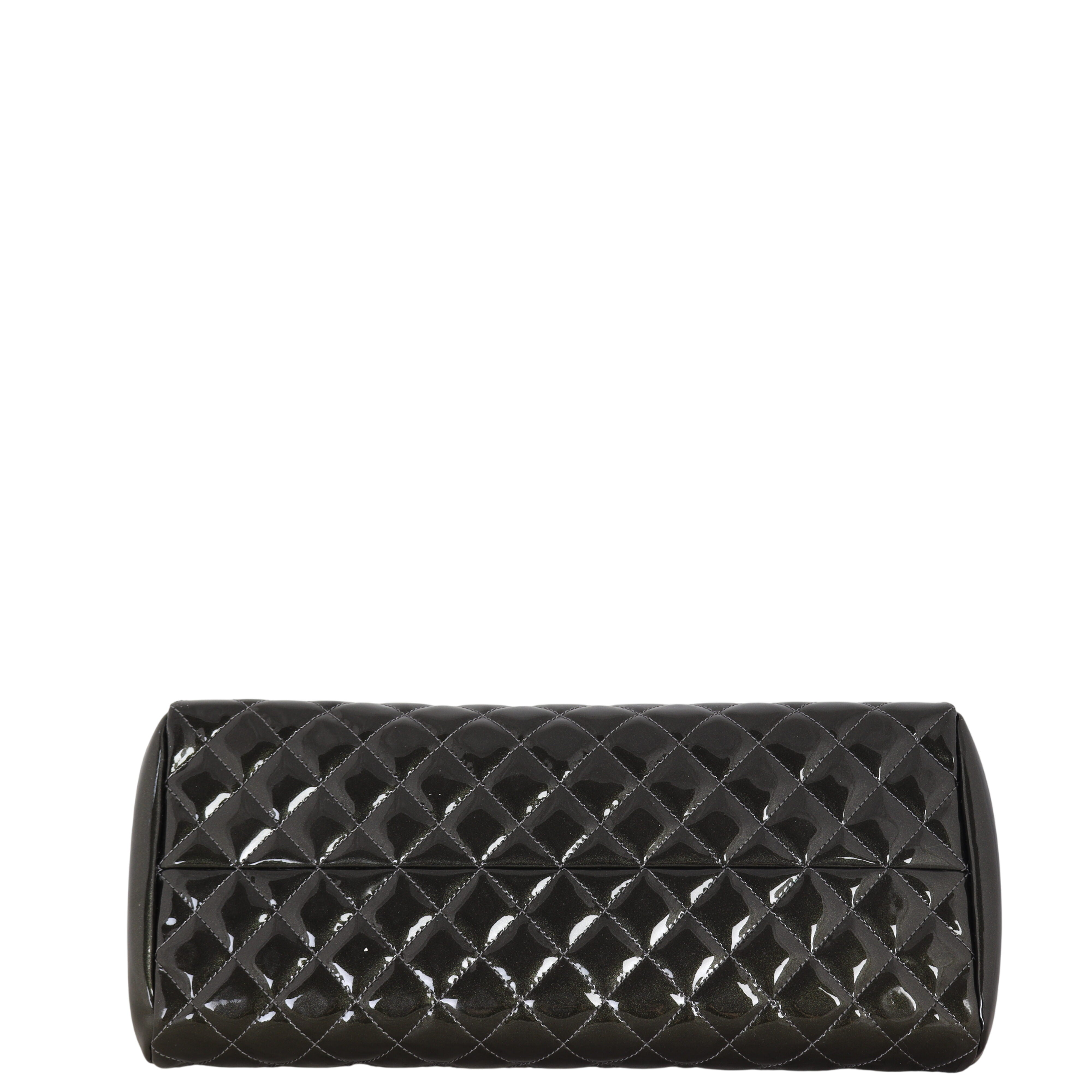 Chanel Just Mademoiselle Bowler Bag Patent