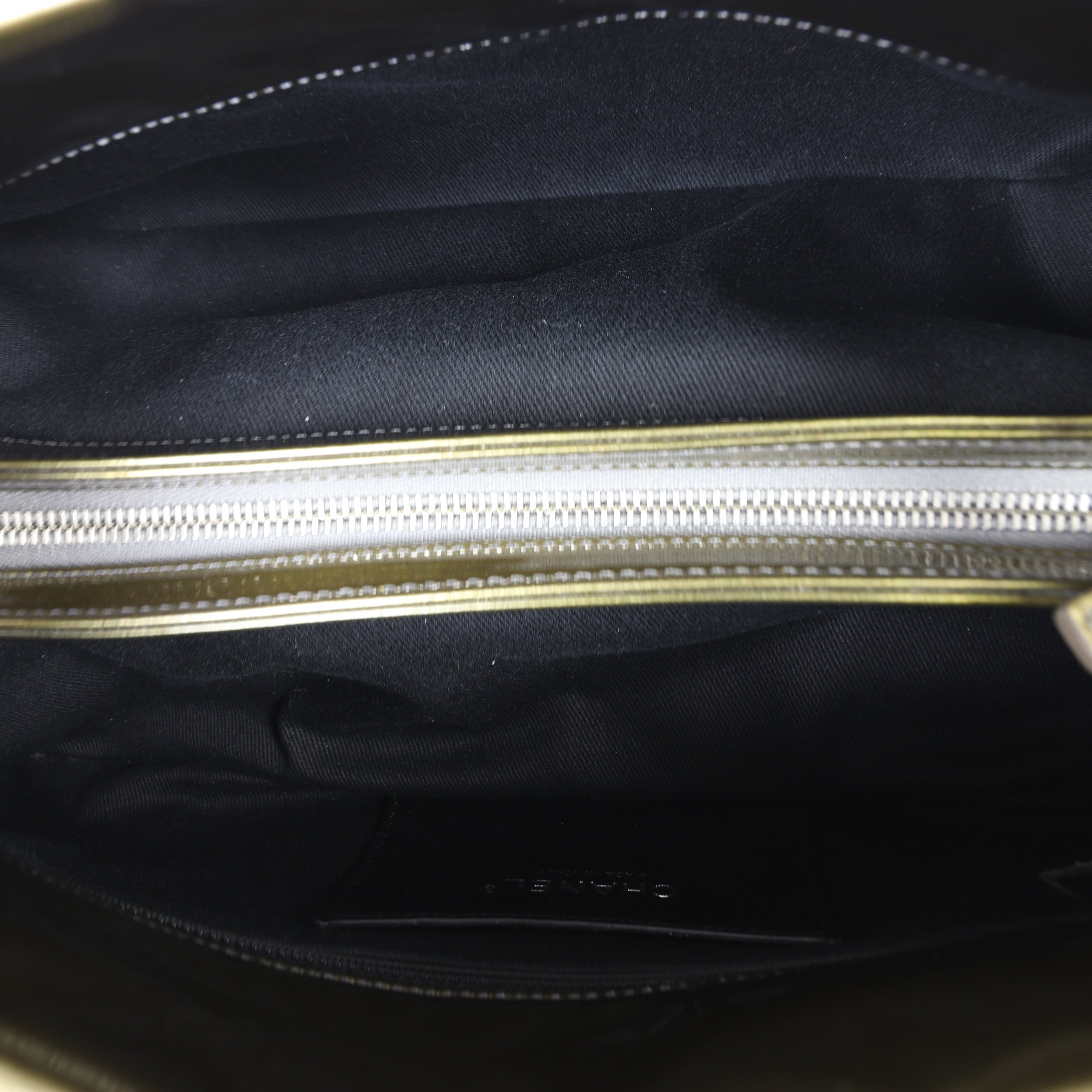 Chanel Just Mademoiselle Bowler Bag Patent