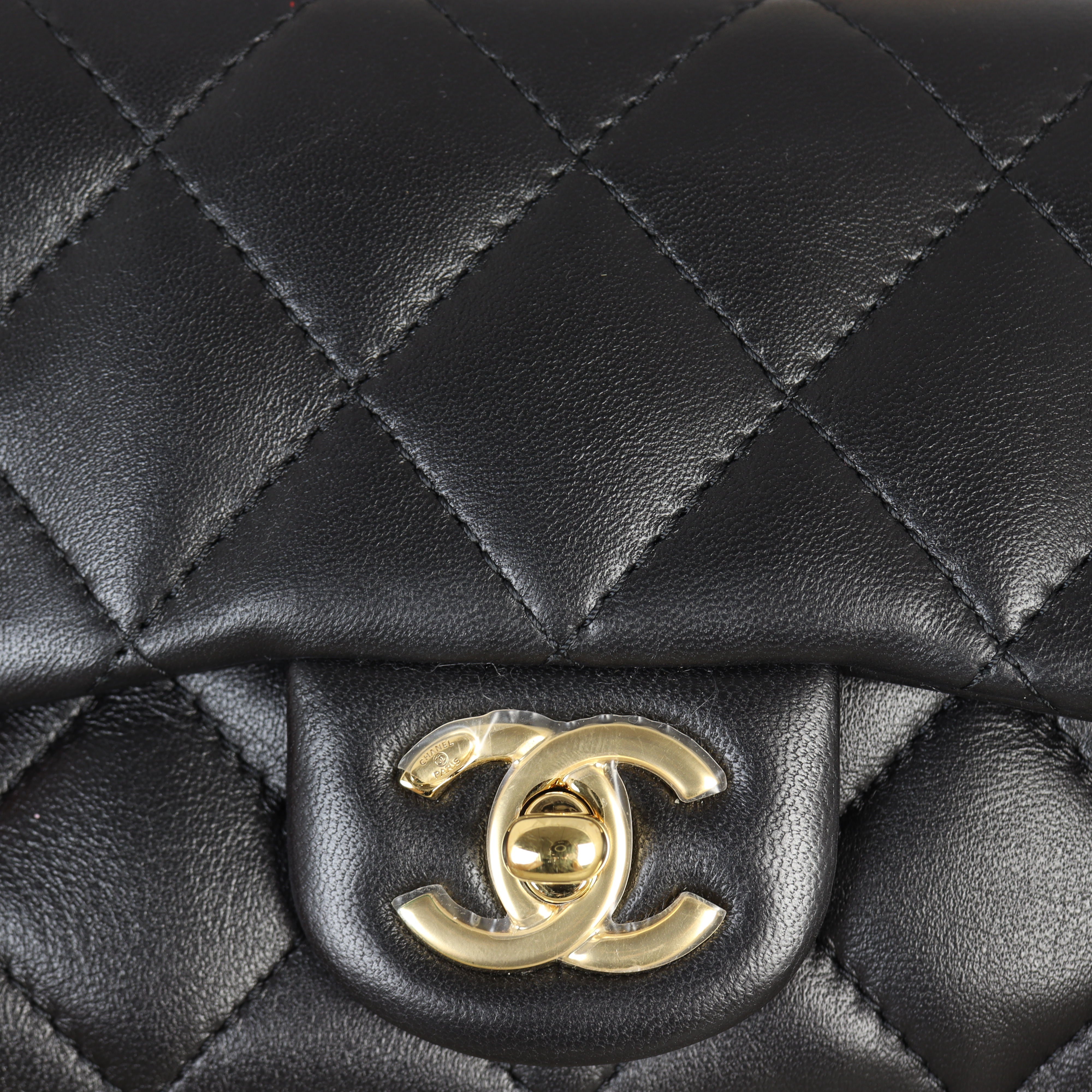Chanel Chain Top Handle Flap Mini Bag