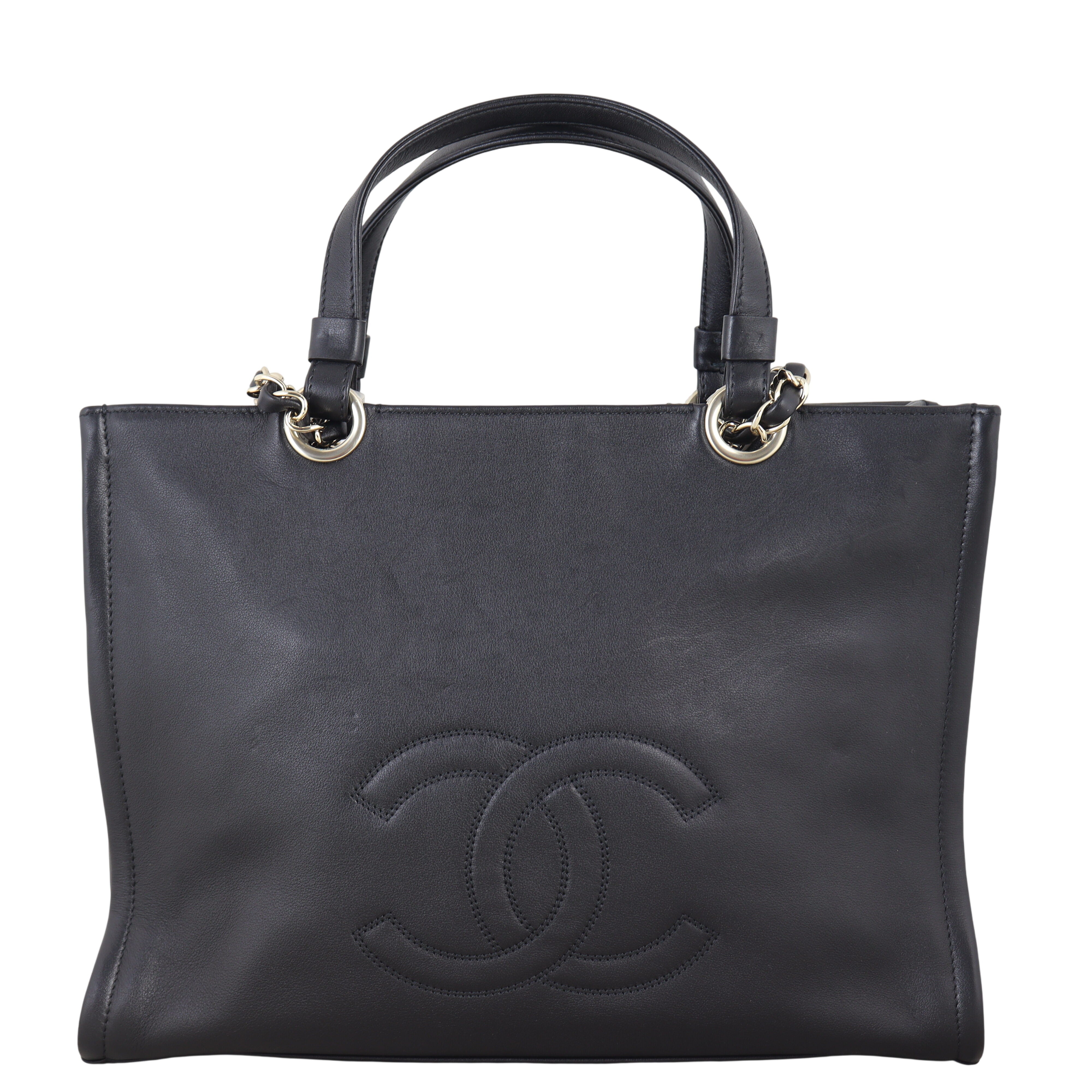 Chanel CC Zip Shopping Tote