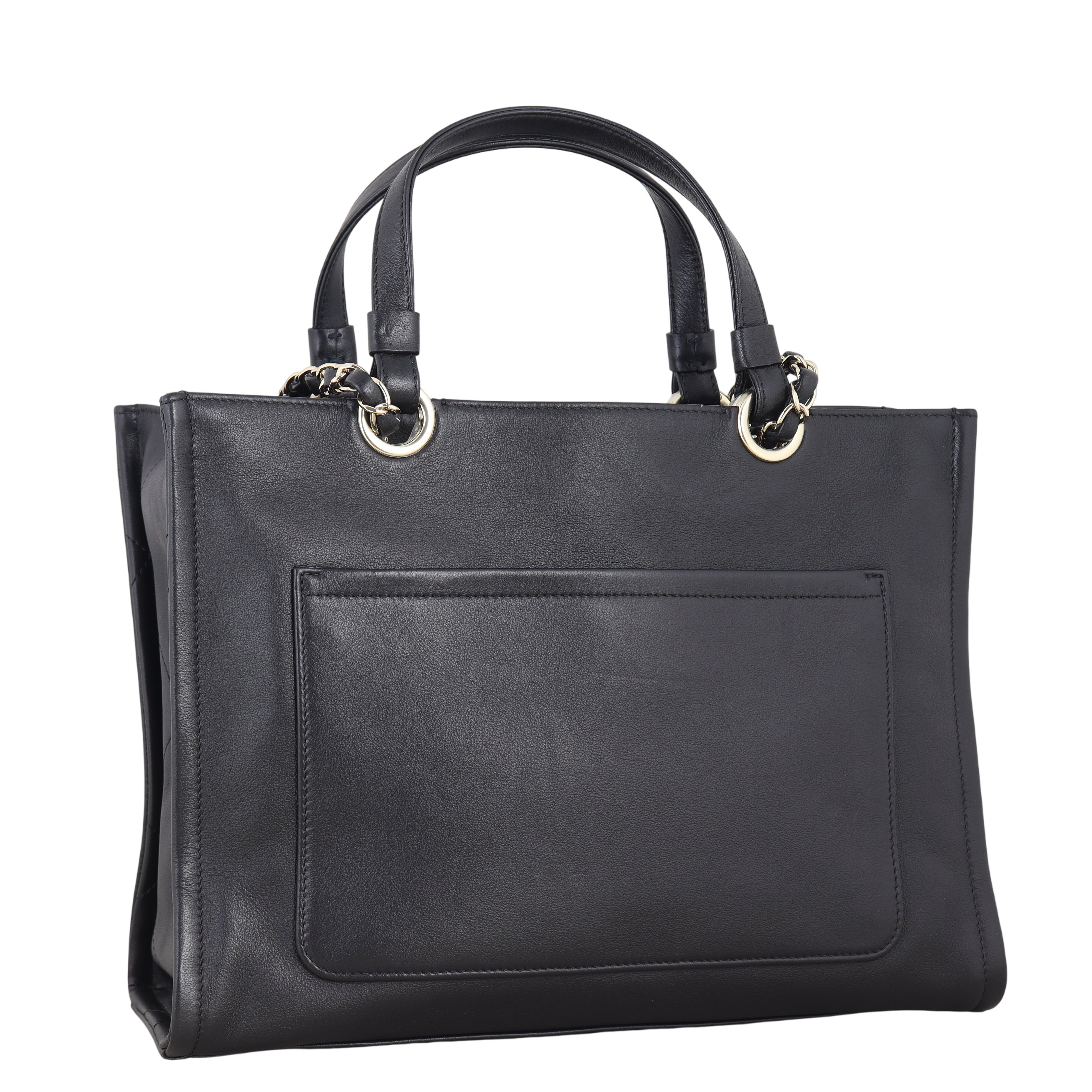 Chanel CC Zip Shopping Tote
