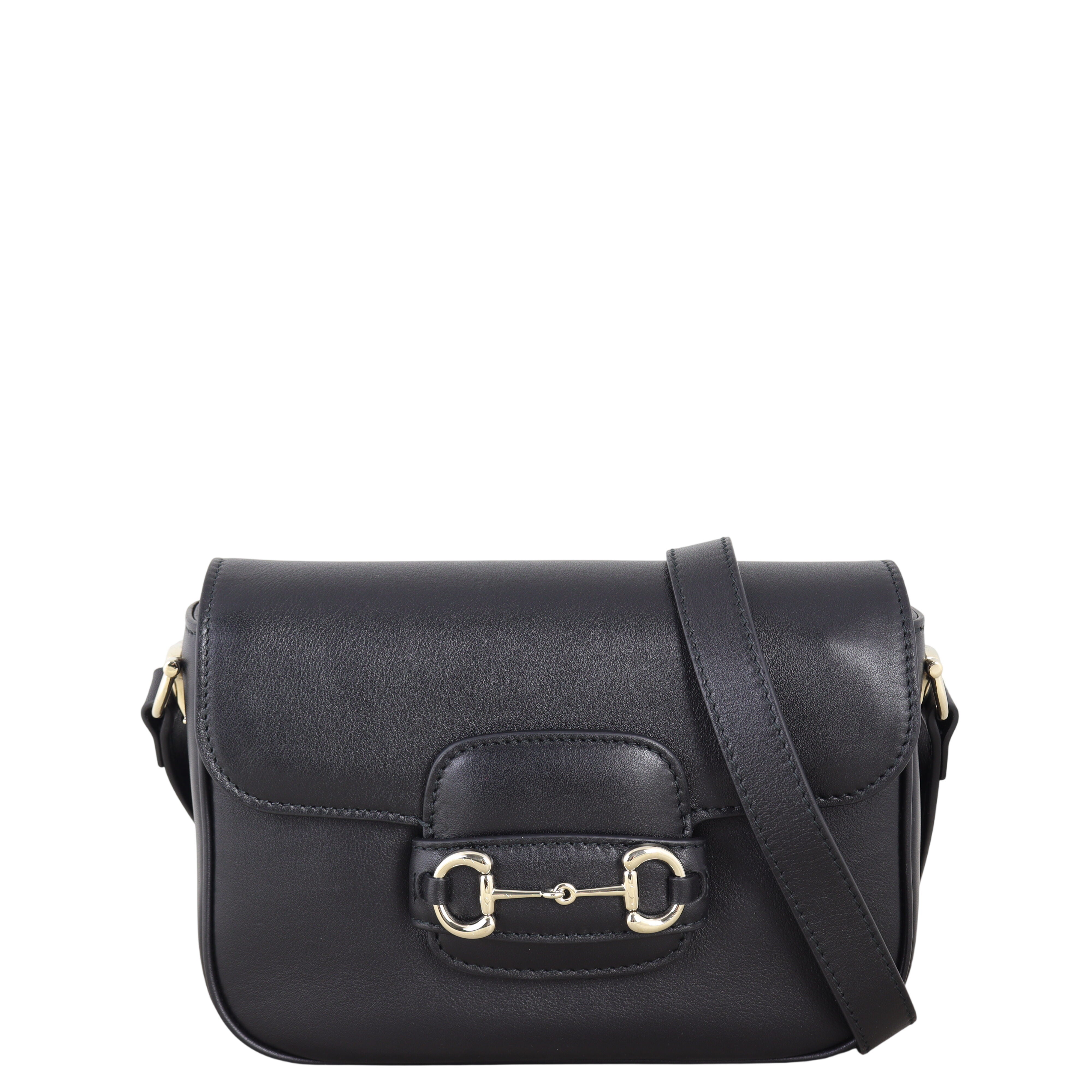 Gucci Leather Horsebit 1955 Shoulder Bag Small