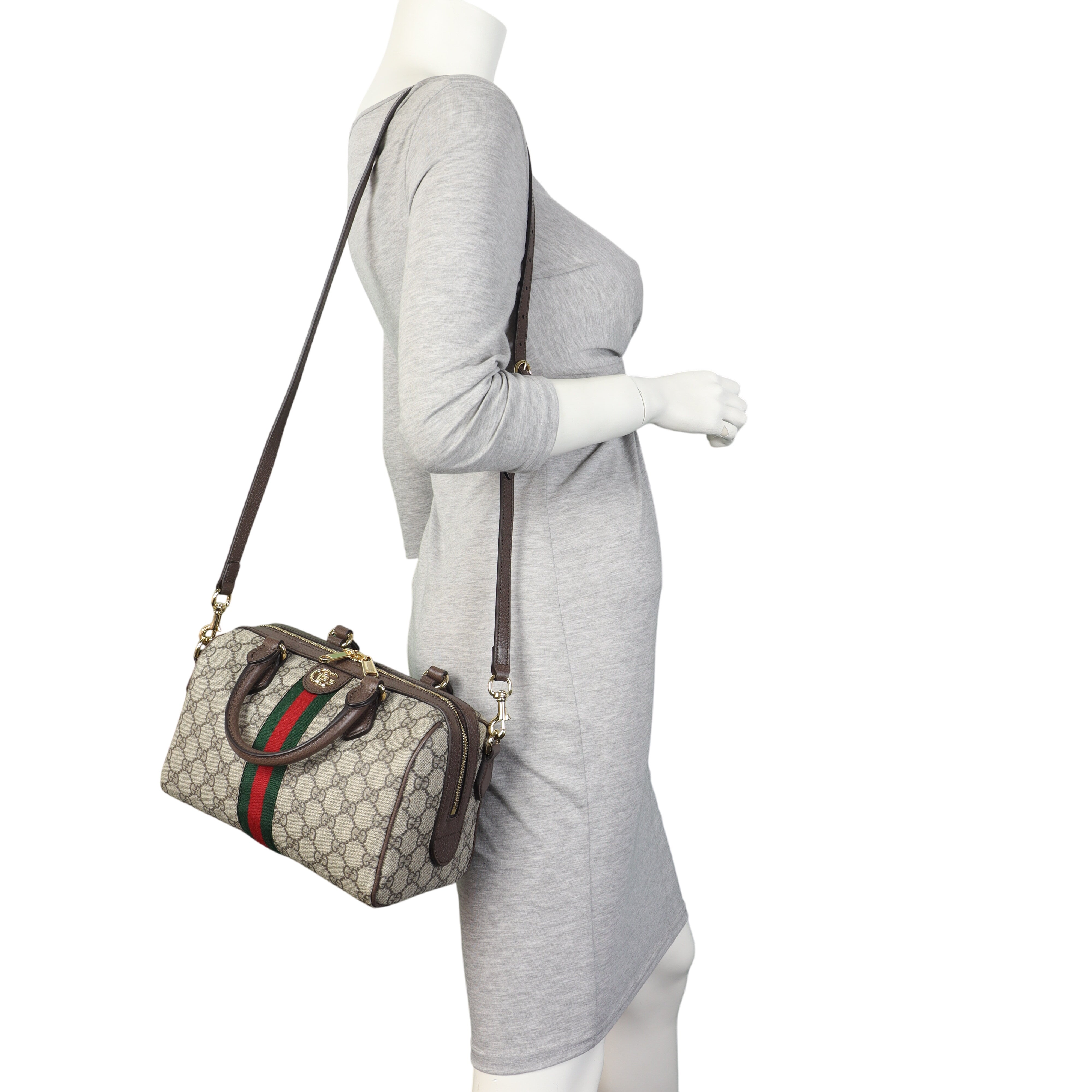 Gucci Ophidia GG Supreme Boston Medium