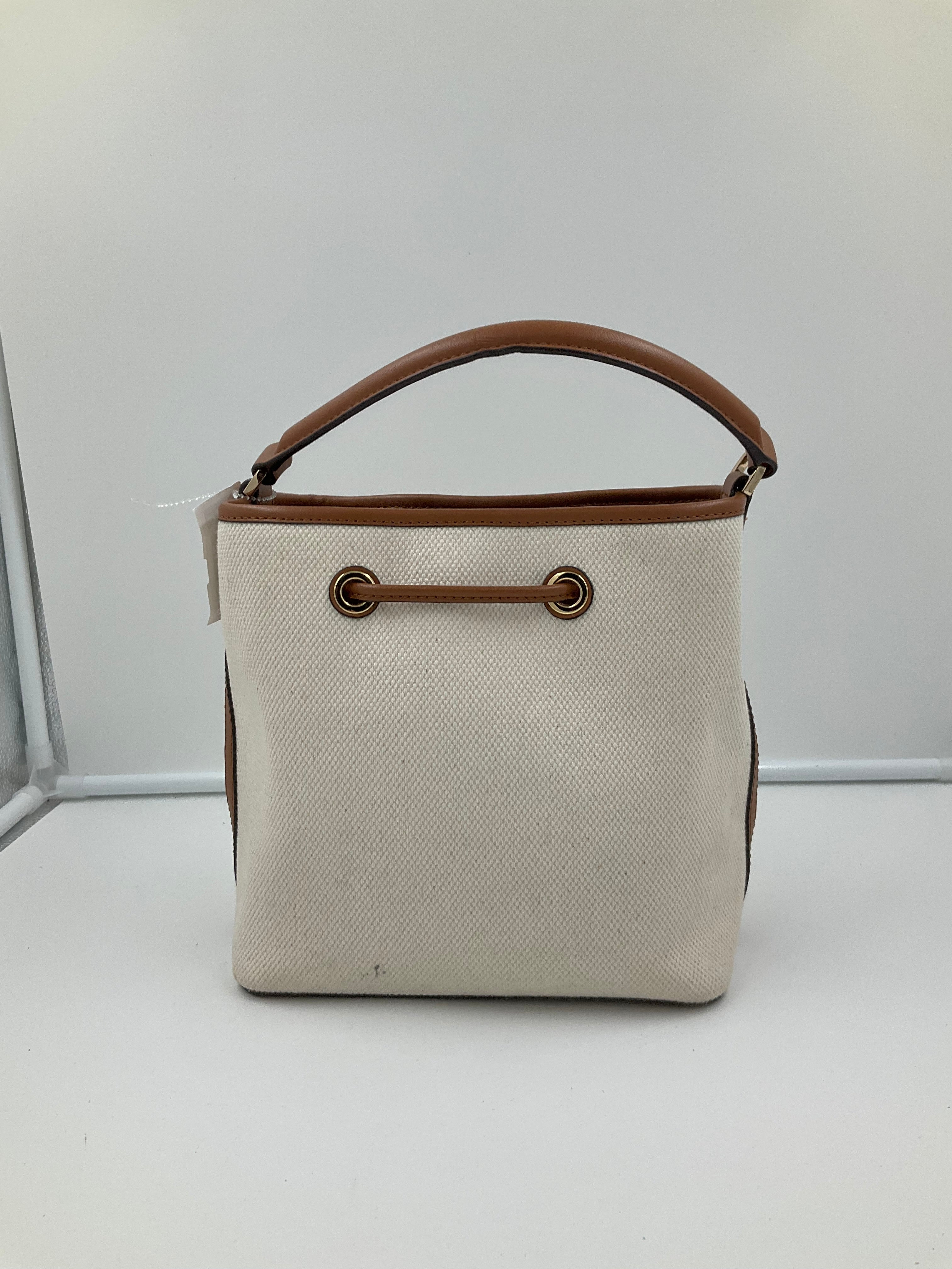 Handbag Designer By Michael Kors In Cream, Size:Small