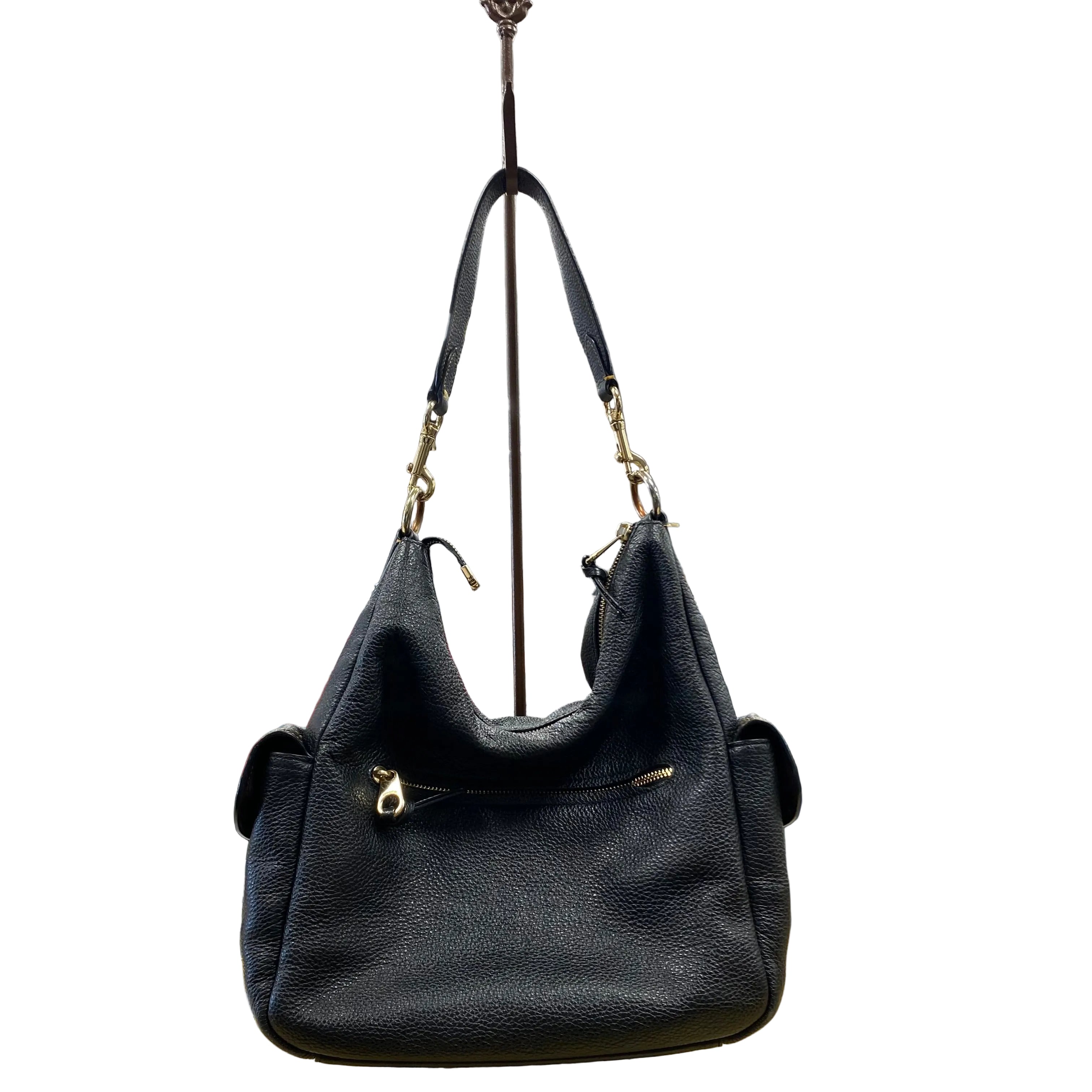 Handbag Designer By Coach In Black, Size:Medium