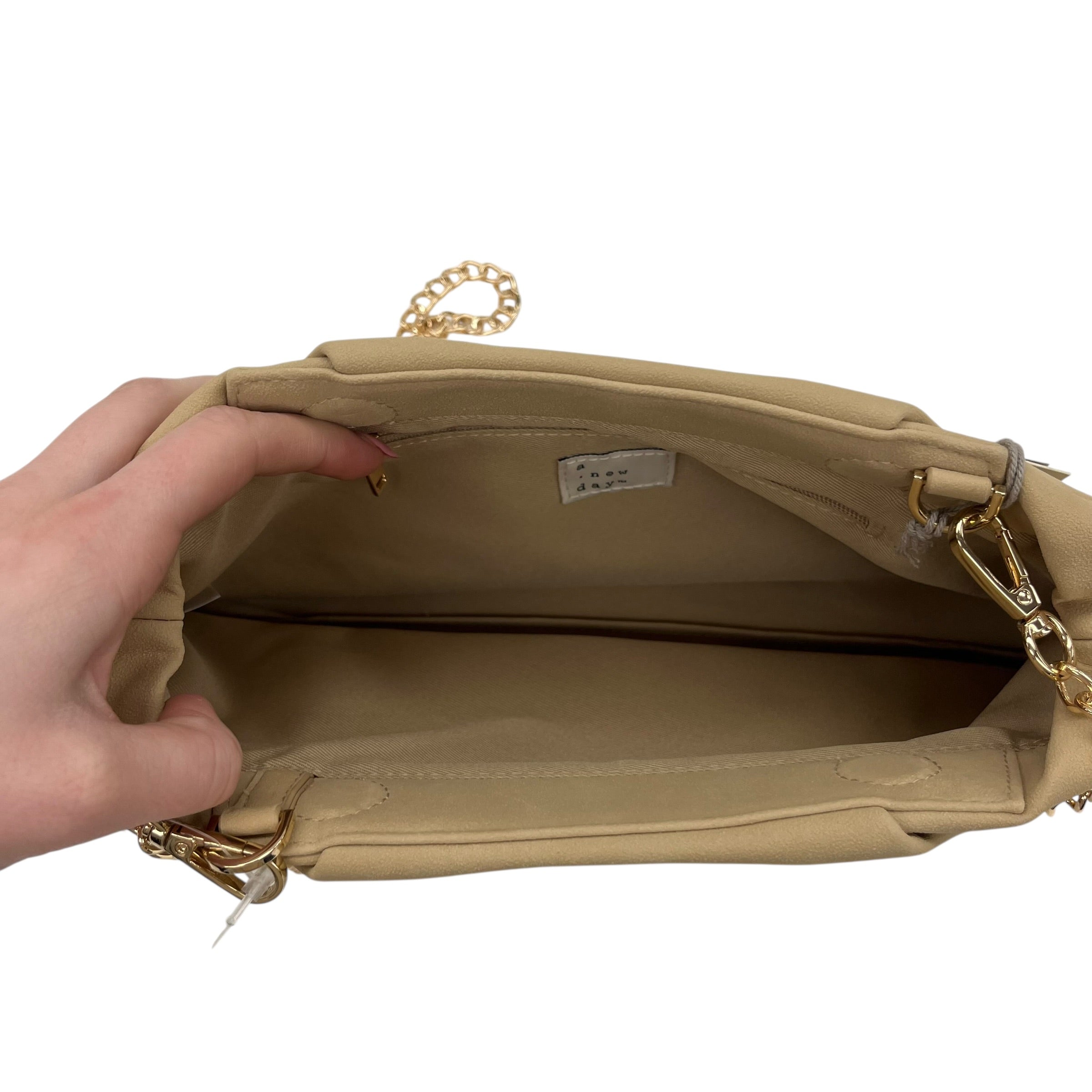 Crossbody By A New Day In Tan, Size:Medium