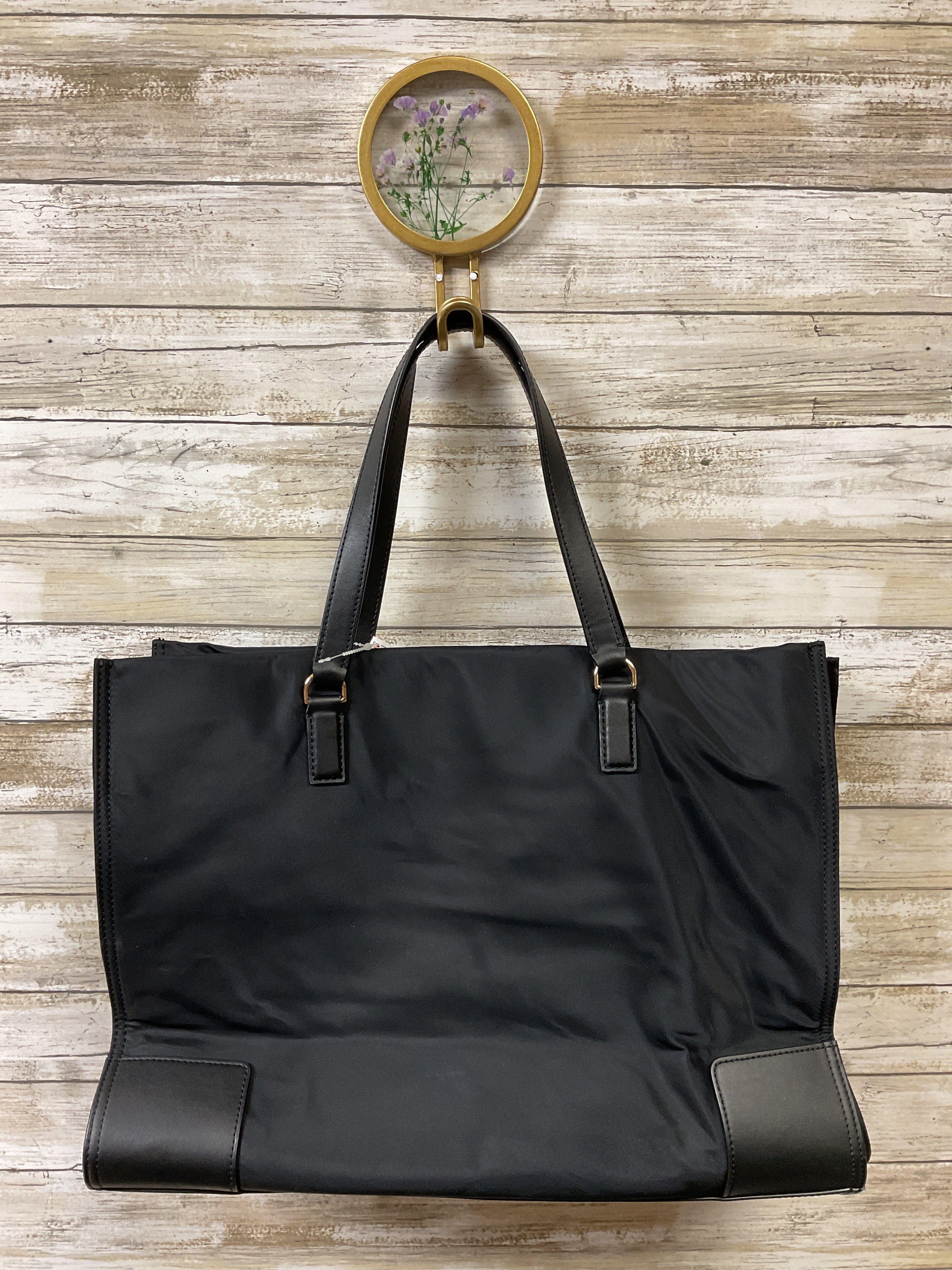 Handbag Designer By Tory Burch In Black, Size:Large