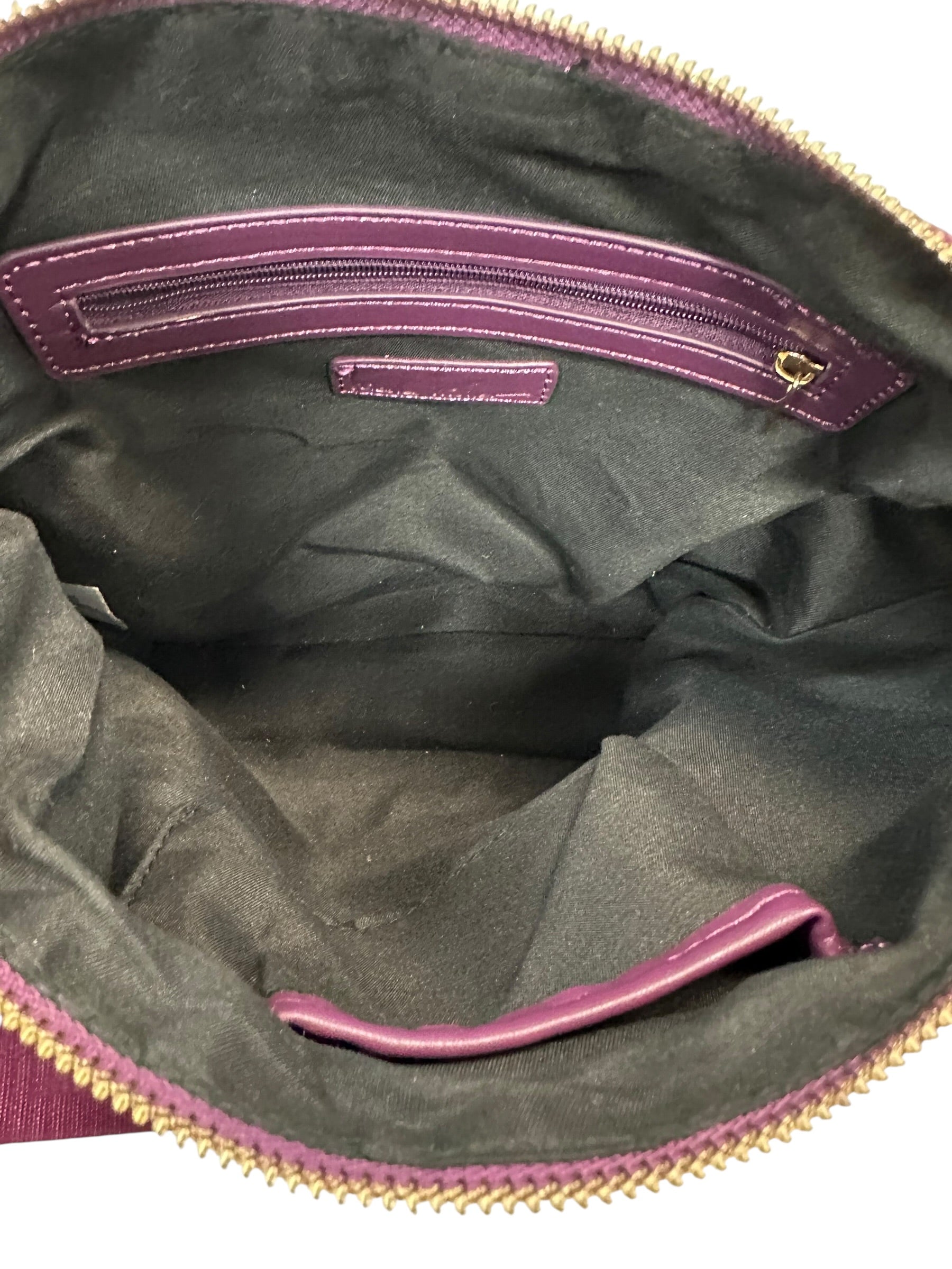 Handbag By Nicole Miller In Purple, Size:Small