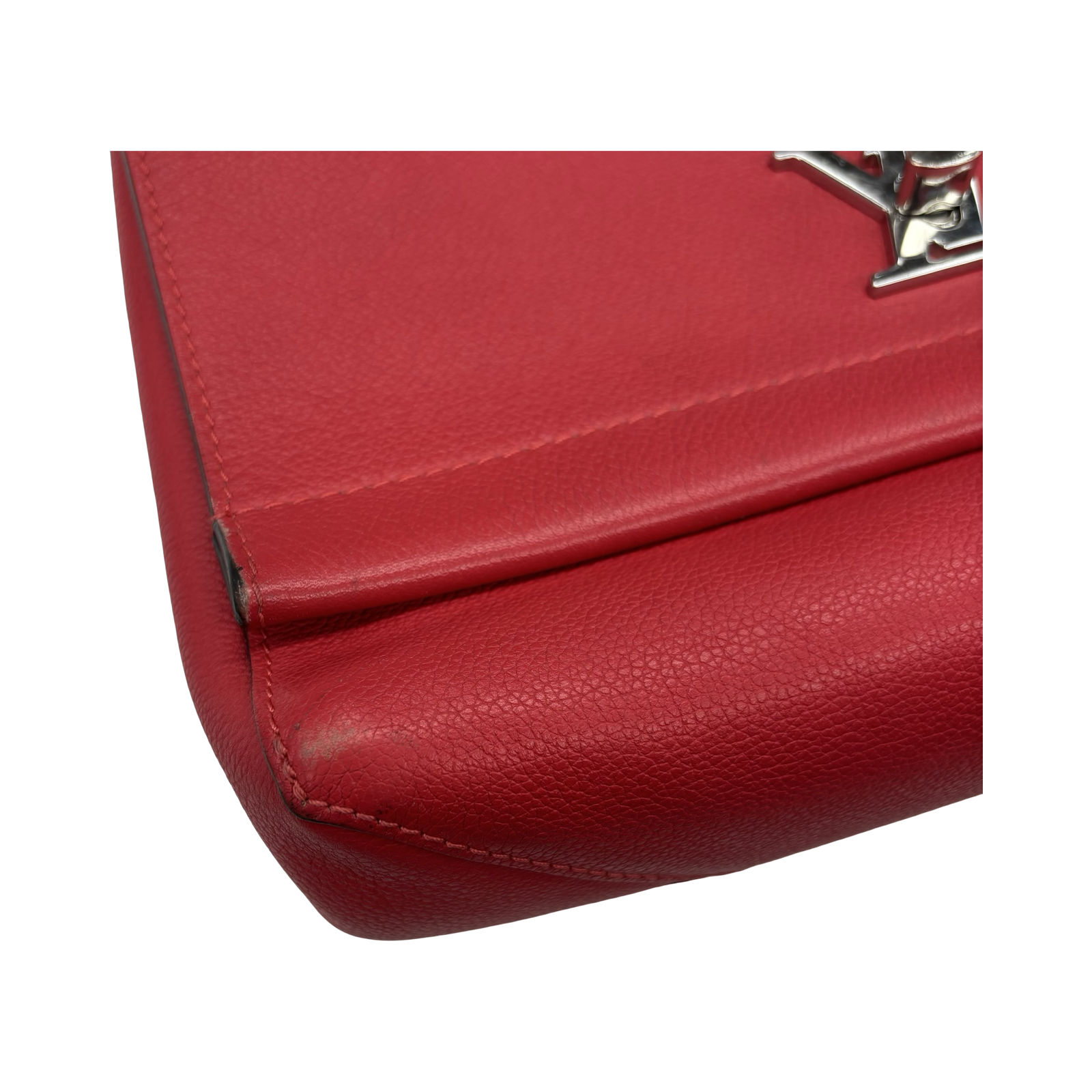 Handbag Luxury Designer By Louis Vuitton In Red, Size:Medium