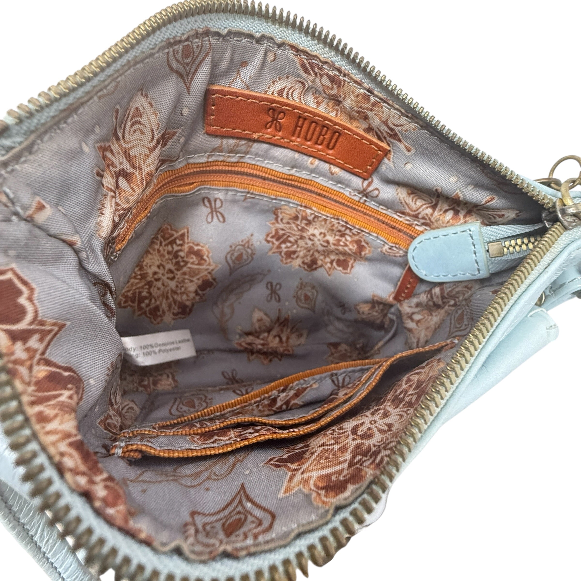 Stroll Leather Crossbody In Whisper Blue By Hobo Intl, Size: Small