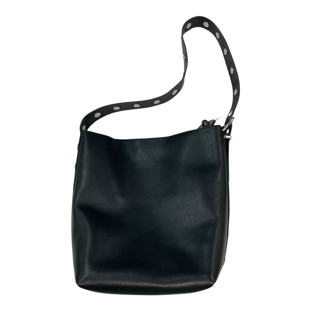 Handbag Leather By Madewell In Black, Size:Medium
