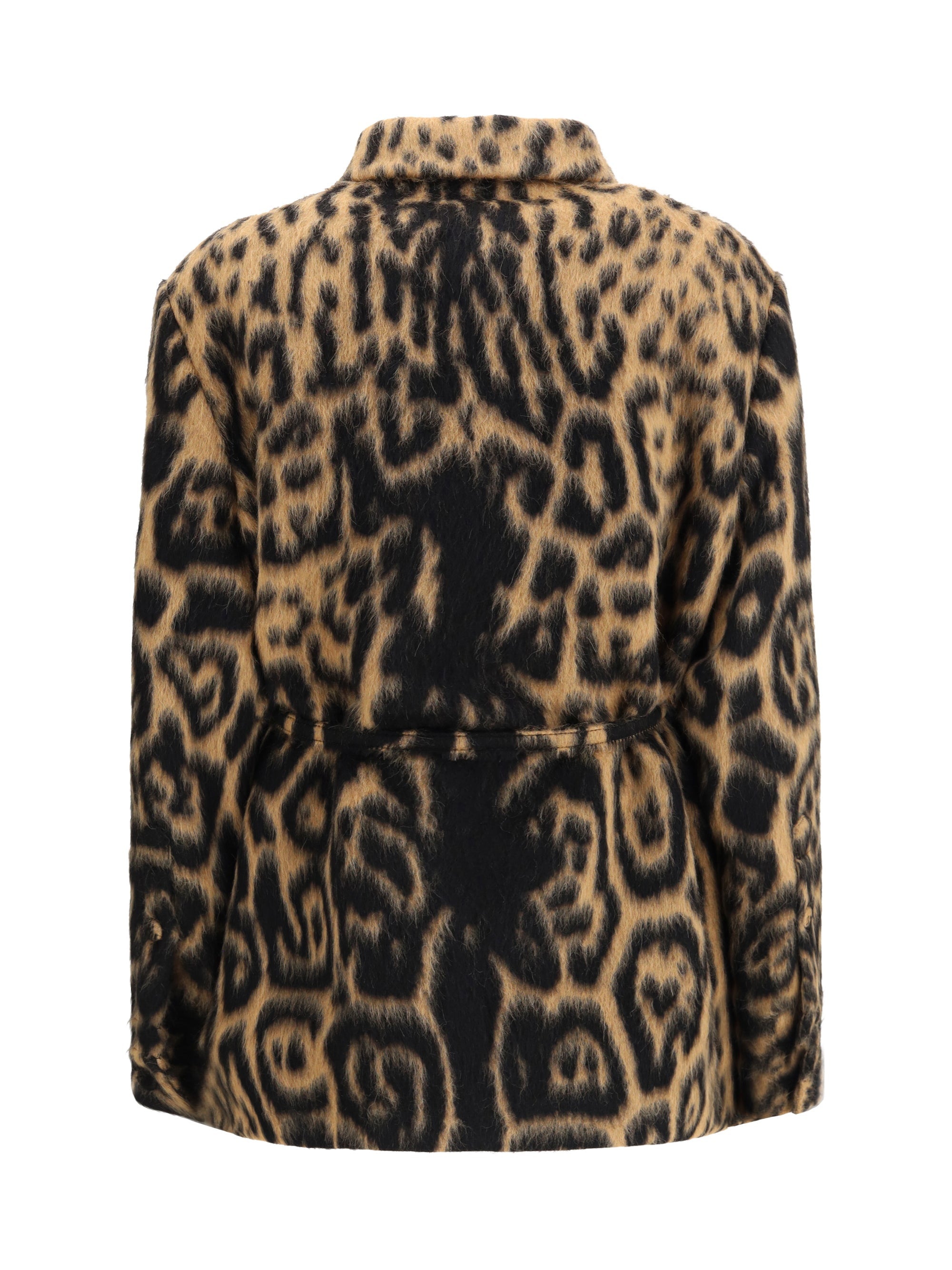 embroidered wool-blend jacket