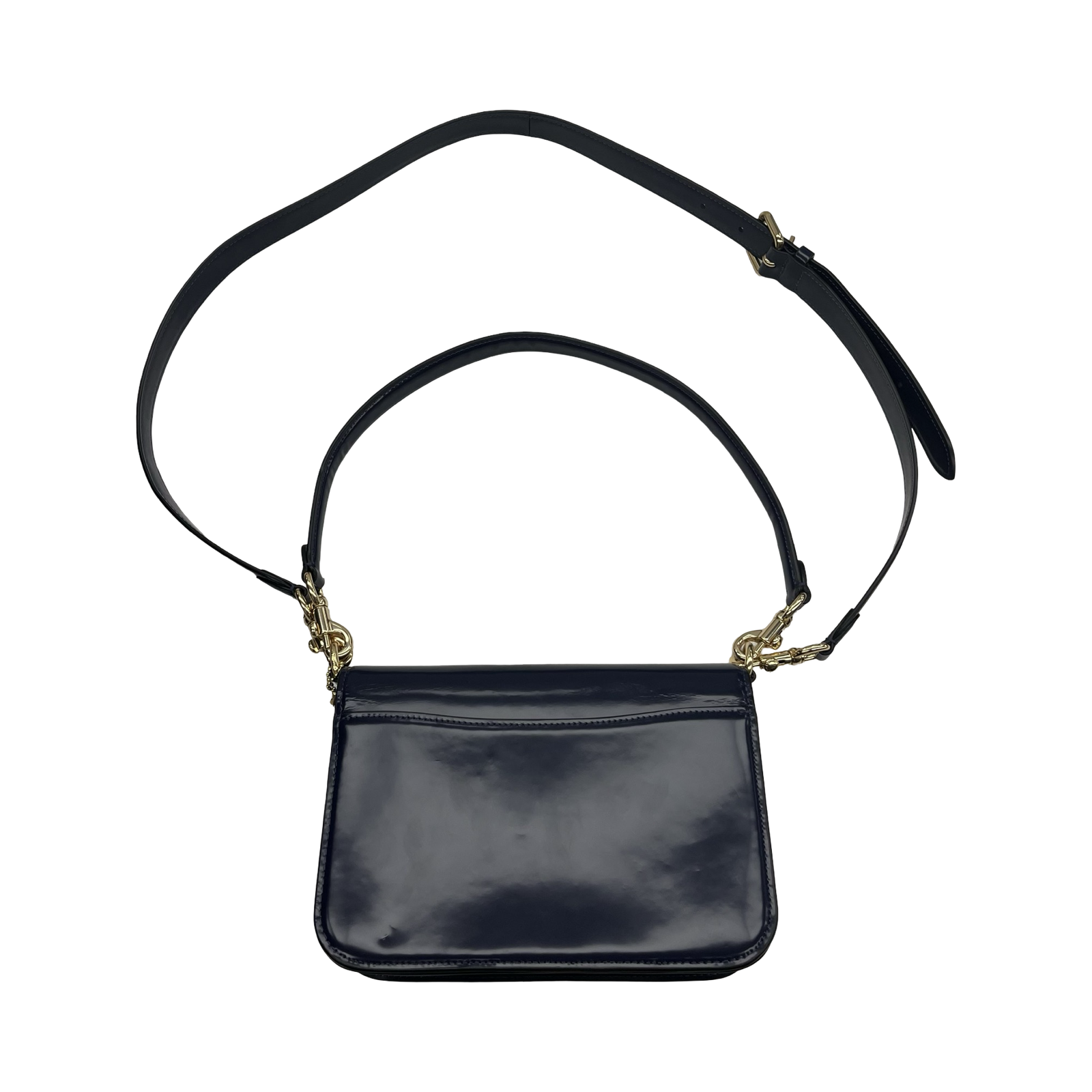 Crossbody Designer By Coach In Navy, Size:Medium