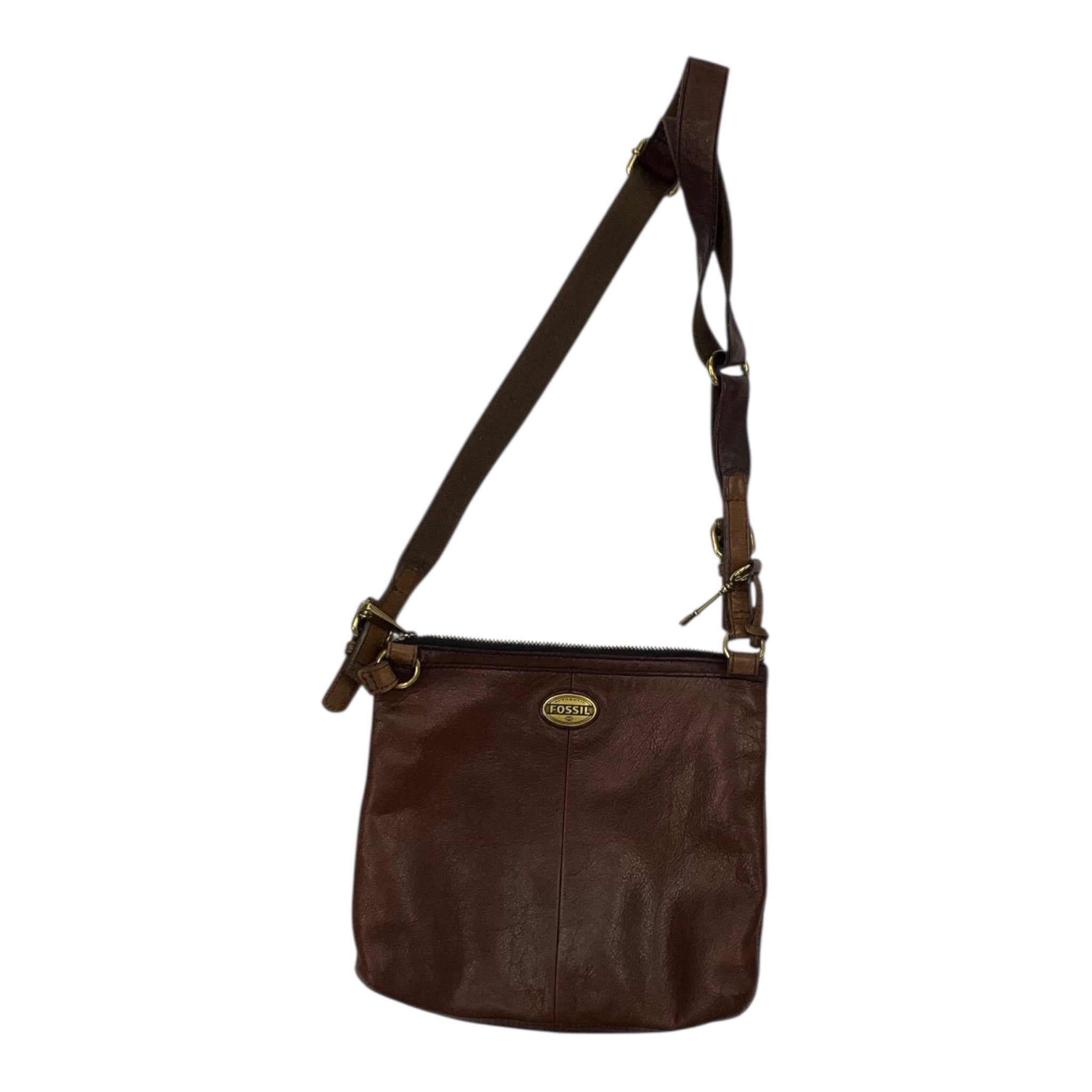 Crossbody By Fossil In Brown, Size:Medium