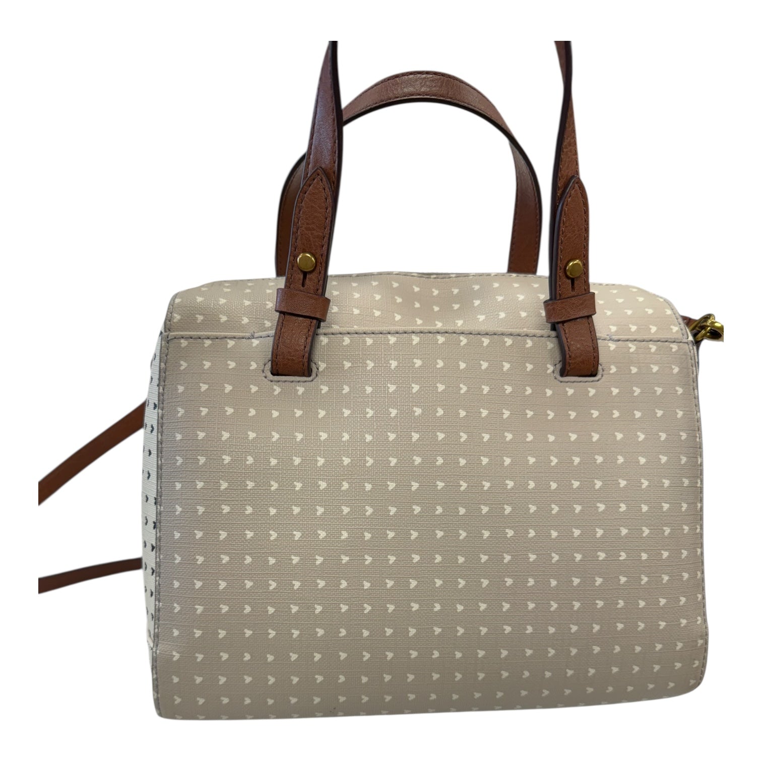 Handbag By Fossil In Taupe, Size:Medium