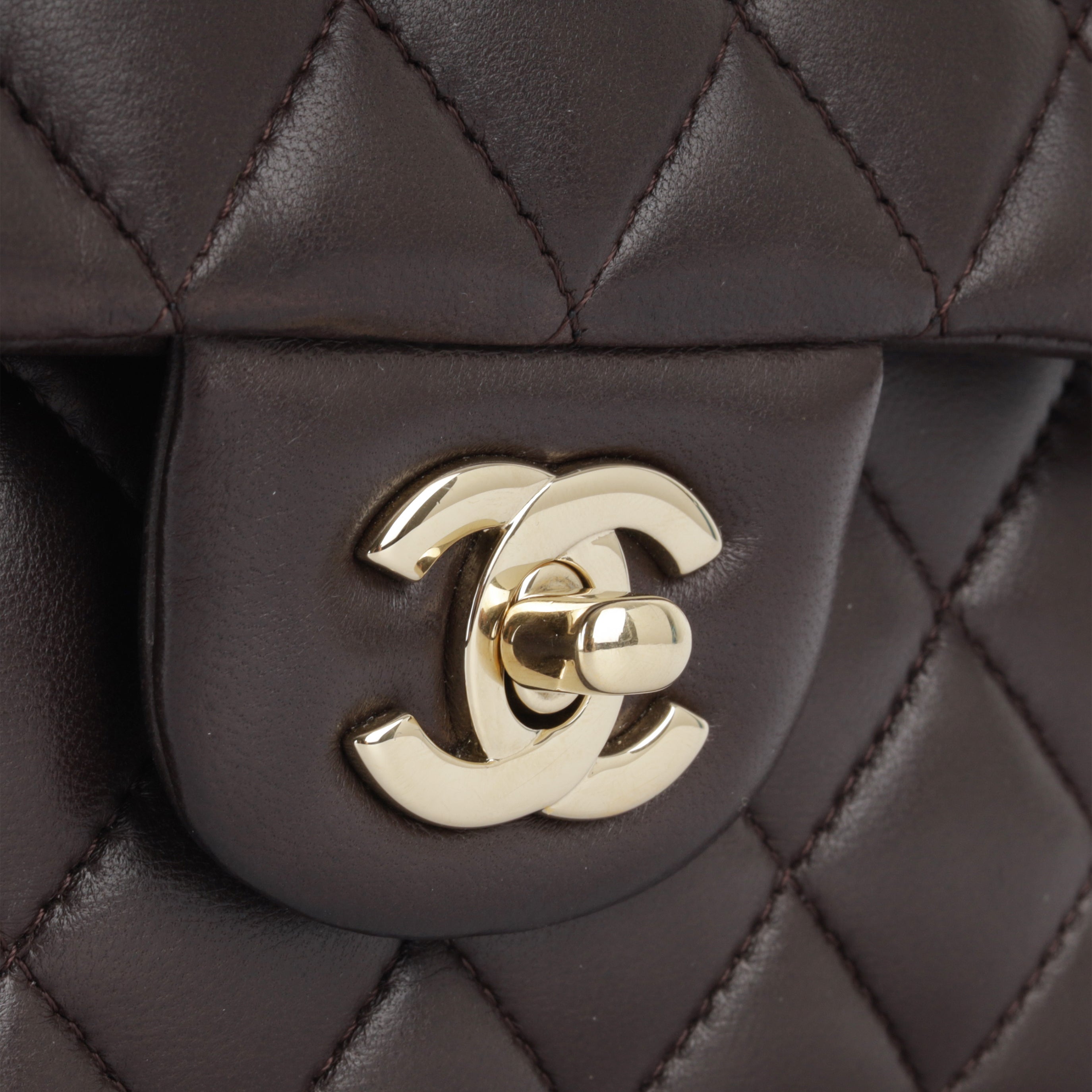 Small Classic Flap Bag - Brown