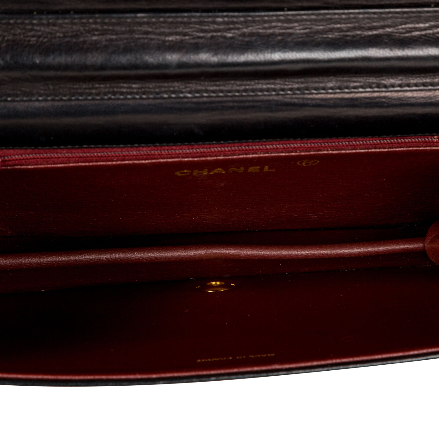 Lambskin Flap Bag - Patent