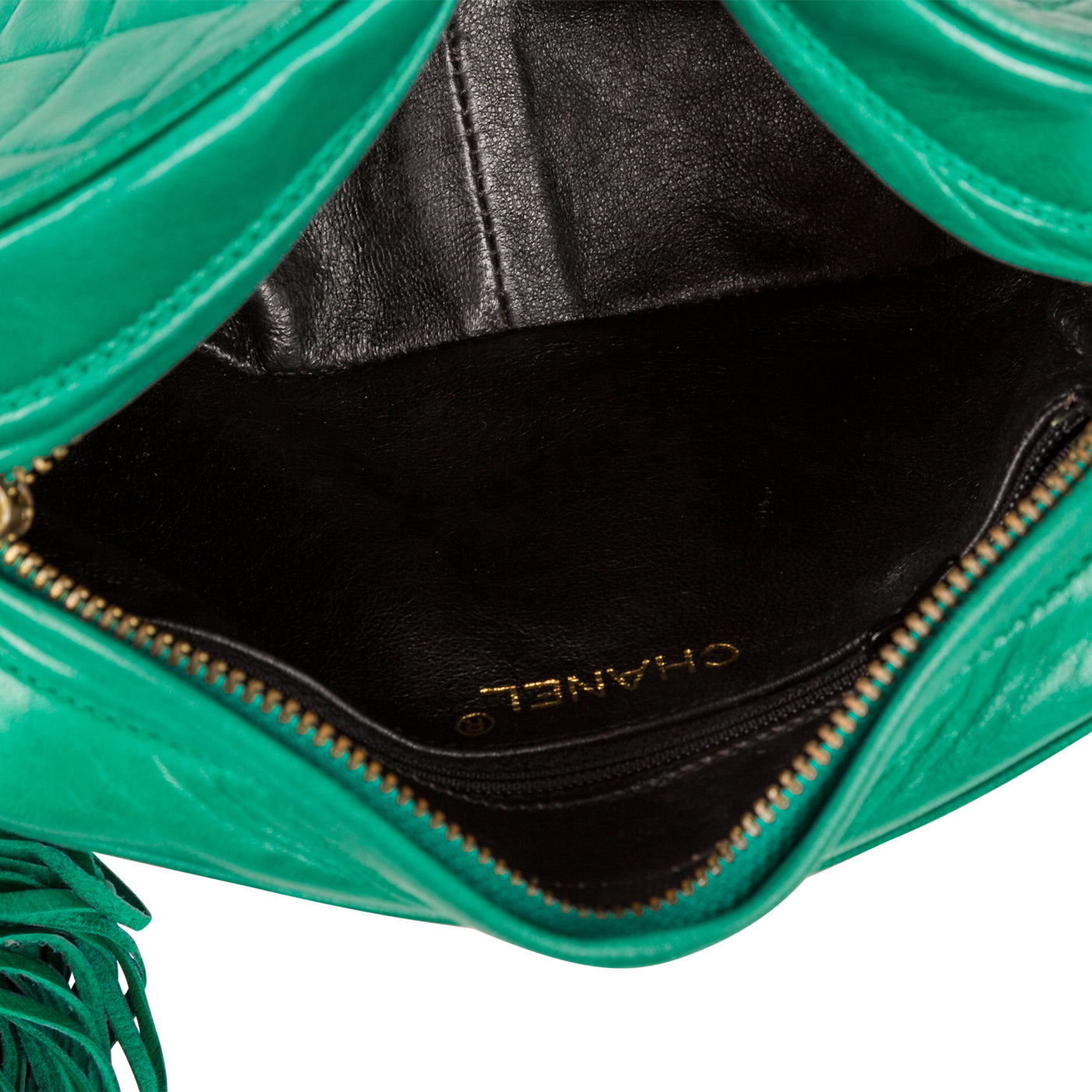 Vintage Lambskin Tassel Bag