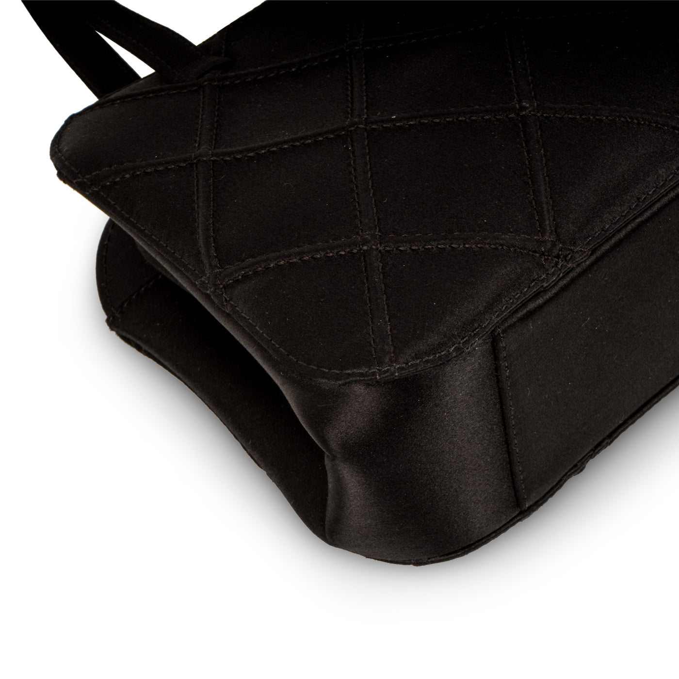 Vintage Satin Bowler Bag