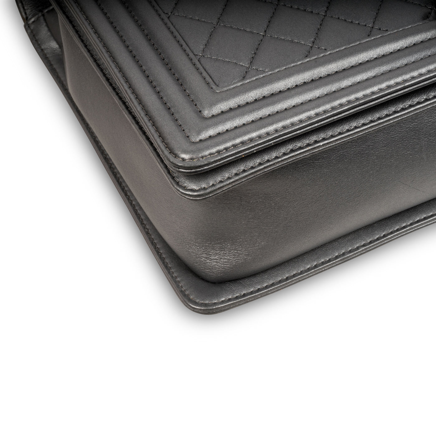 Boy Bag - Large Metallic - Grey