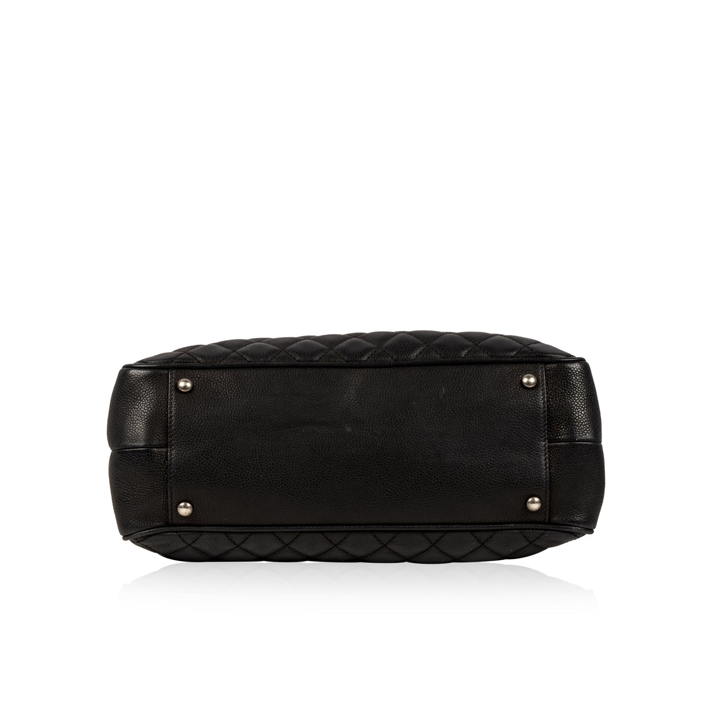 Chain Tote - Black - Caviar