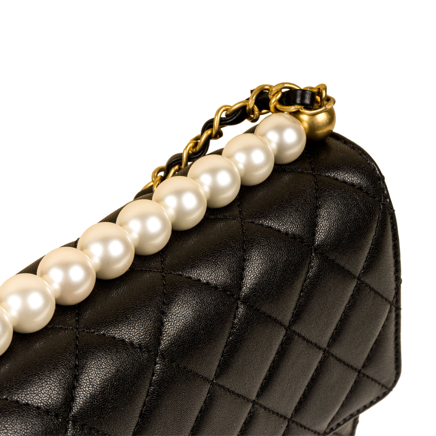 Pearl Flap Bag
