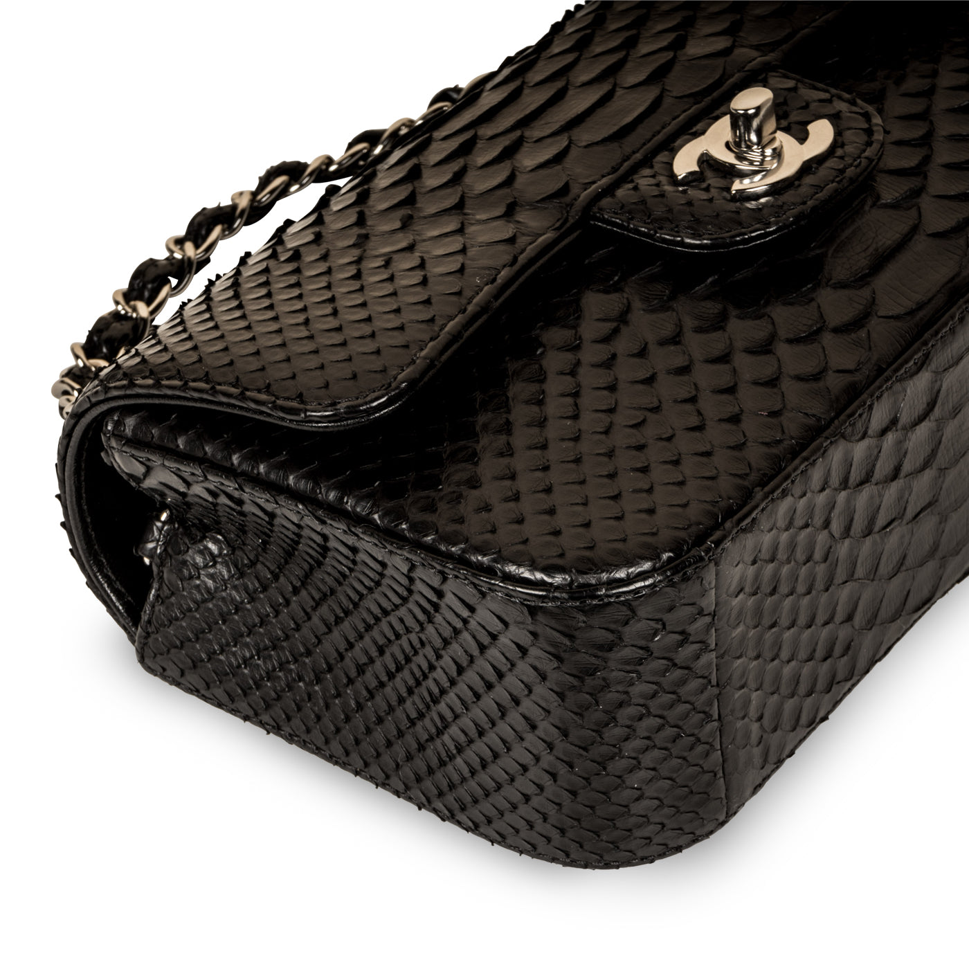 Classic Flap Bag - Mini Rectangular - Python