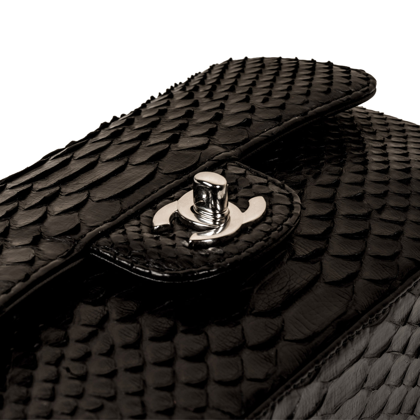 Classic Flap Bag - Mini Rectangular - Python