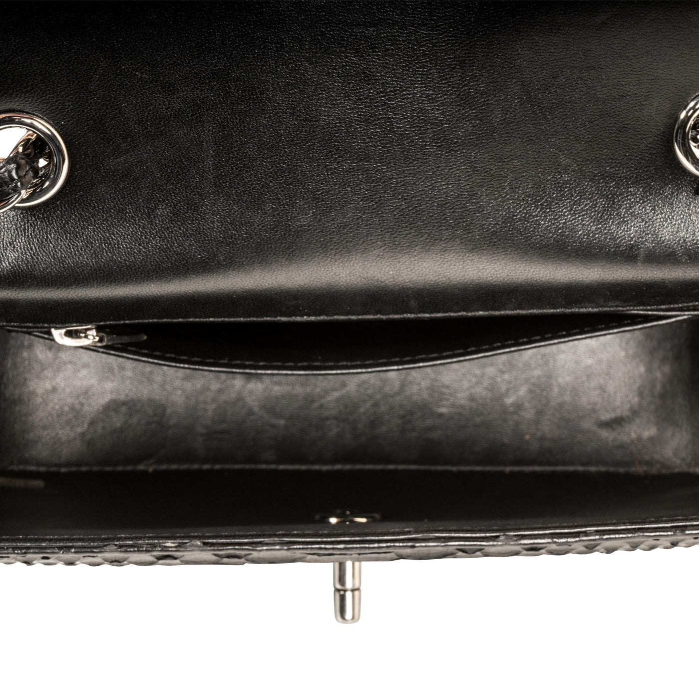 Classic Flap Bag - Mini Rectangular - Python